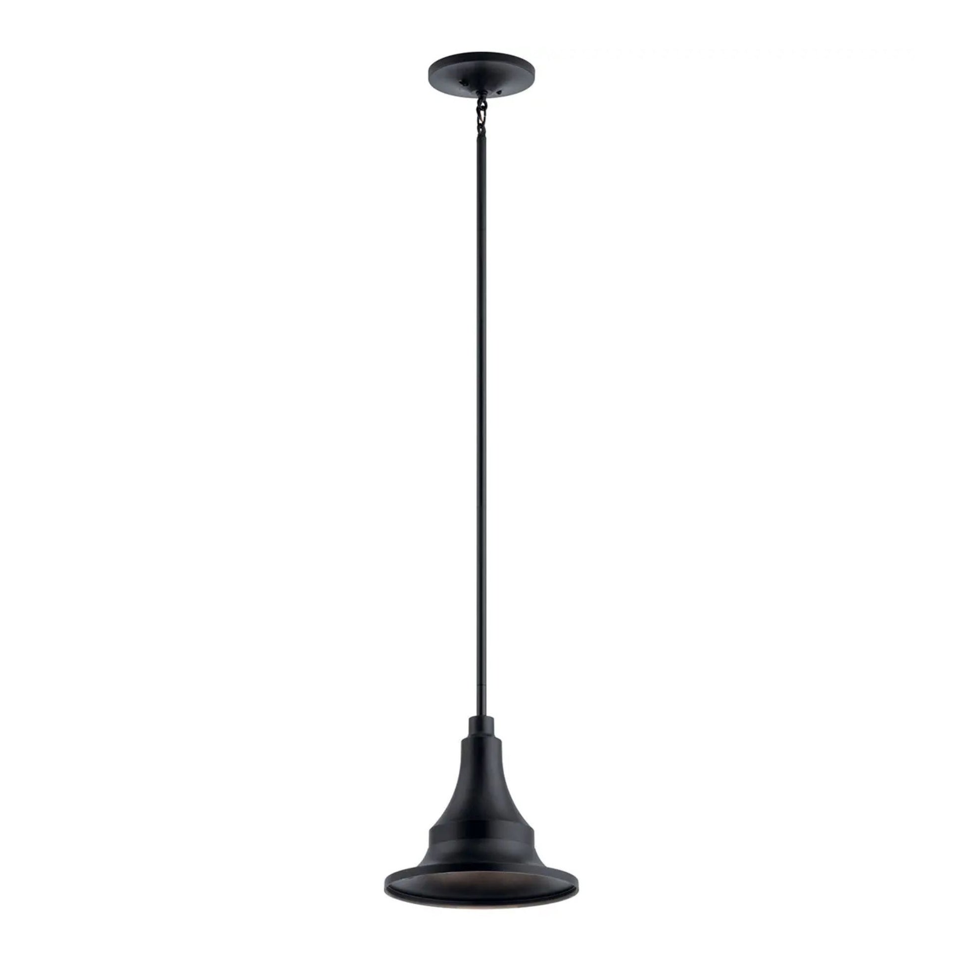 Kichler Lighting - Hampshire 13" Outdoor Pendant, Textured Black Finish | Bees Lighting