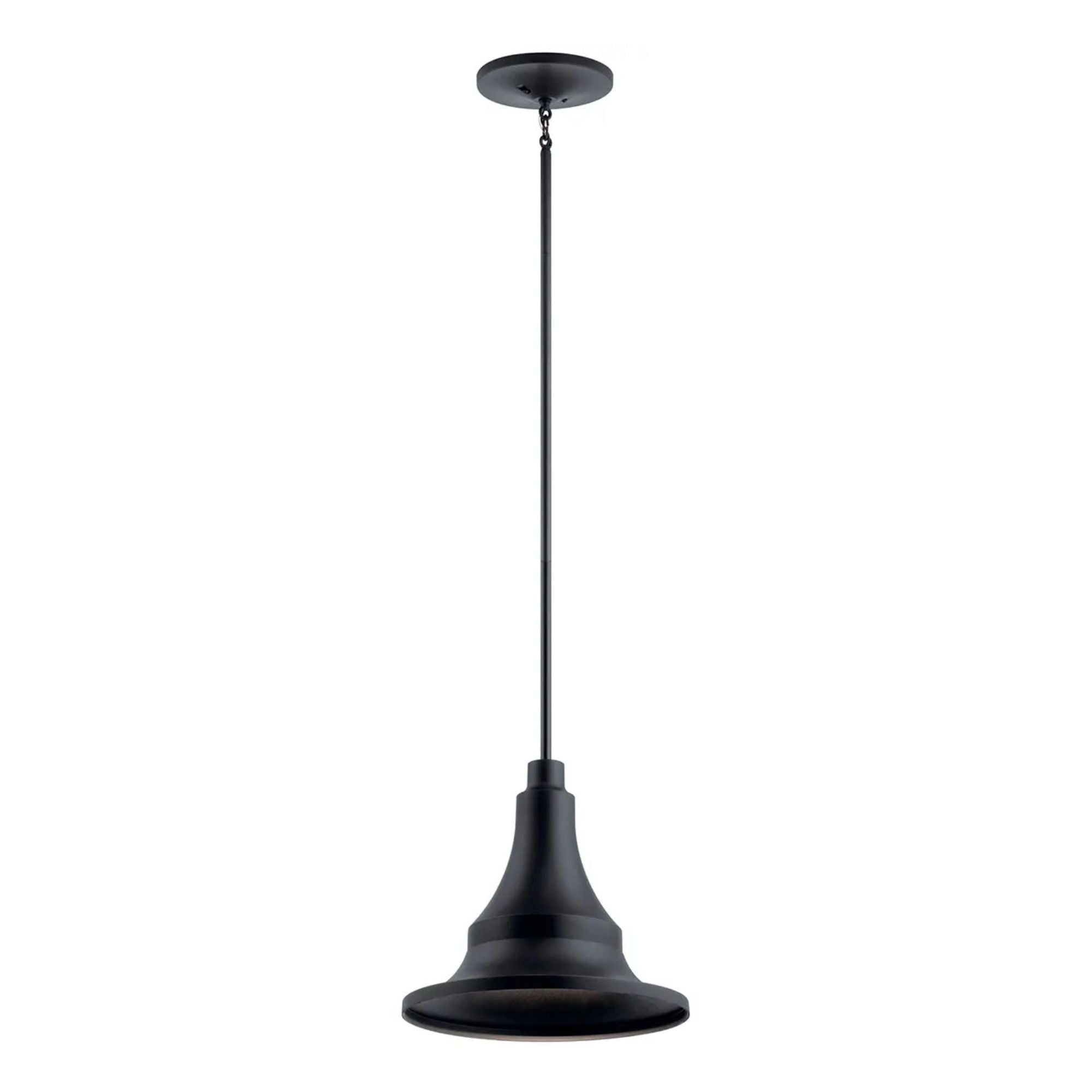 Kichler Lighting - Hampshire 17" Outdoor Pendant, Textured Black Finish | Bees Lighting