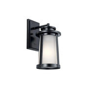 Harbor Bay 12" Outdoor Wall Light, Black Finish