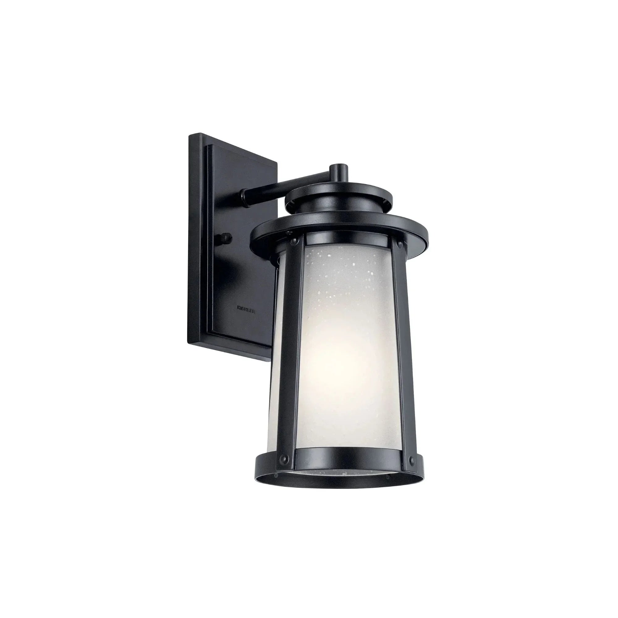 Harbor Bay 12" Outdoor Wall Light, Black Finish