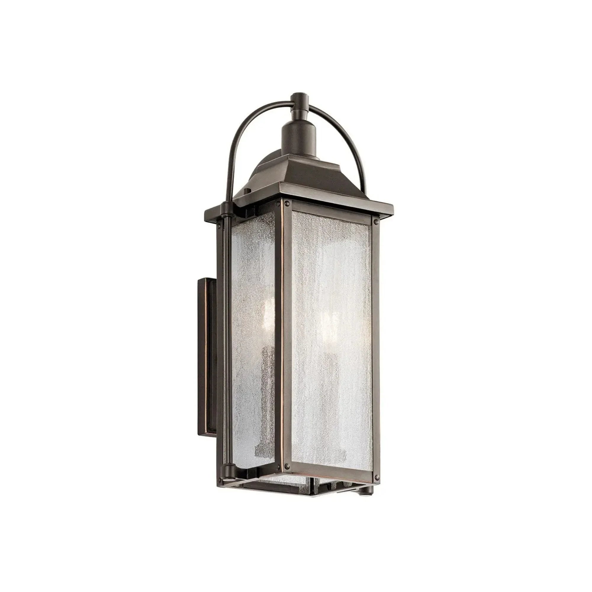 Harbor Row 19" 2-Light Outdoor Wall Light, Olde Bronze Finish