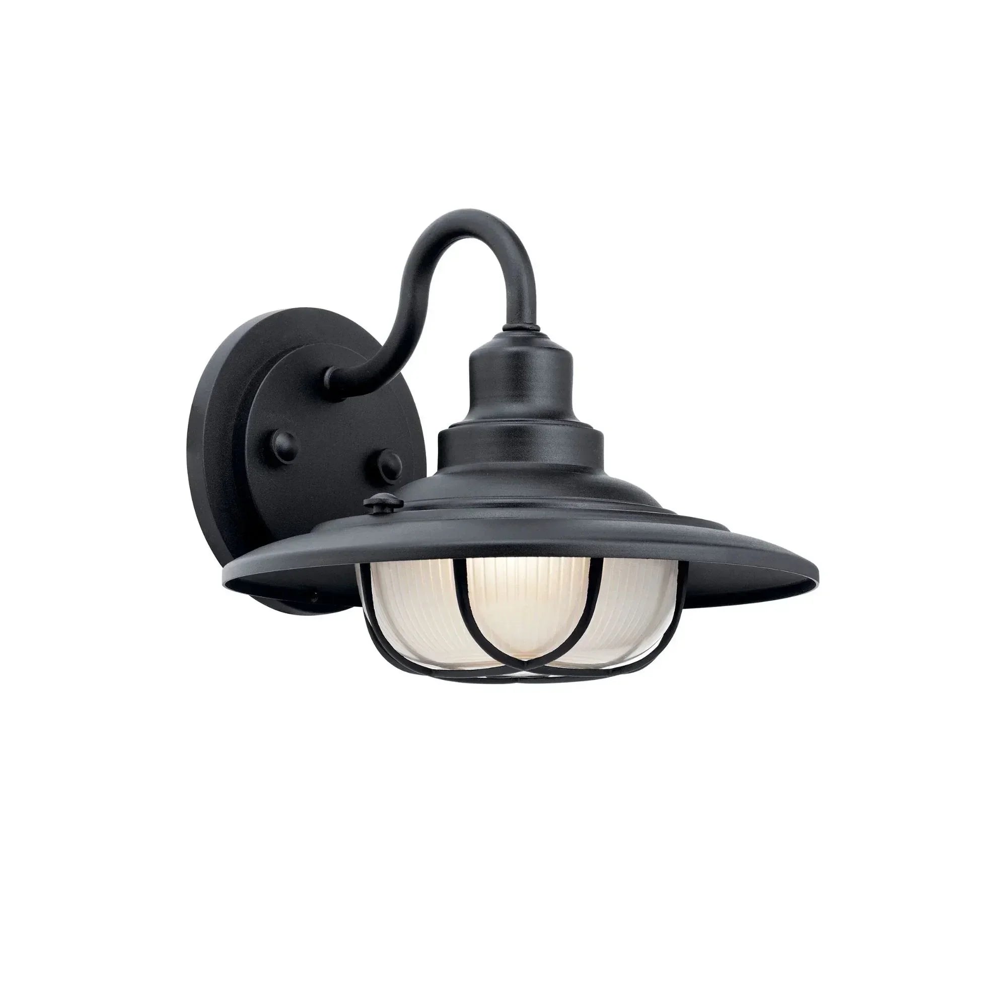 Harvest Ridge 11" Outdoor Wall Light, Textured Black Finish