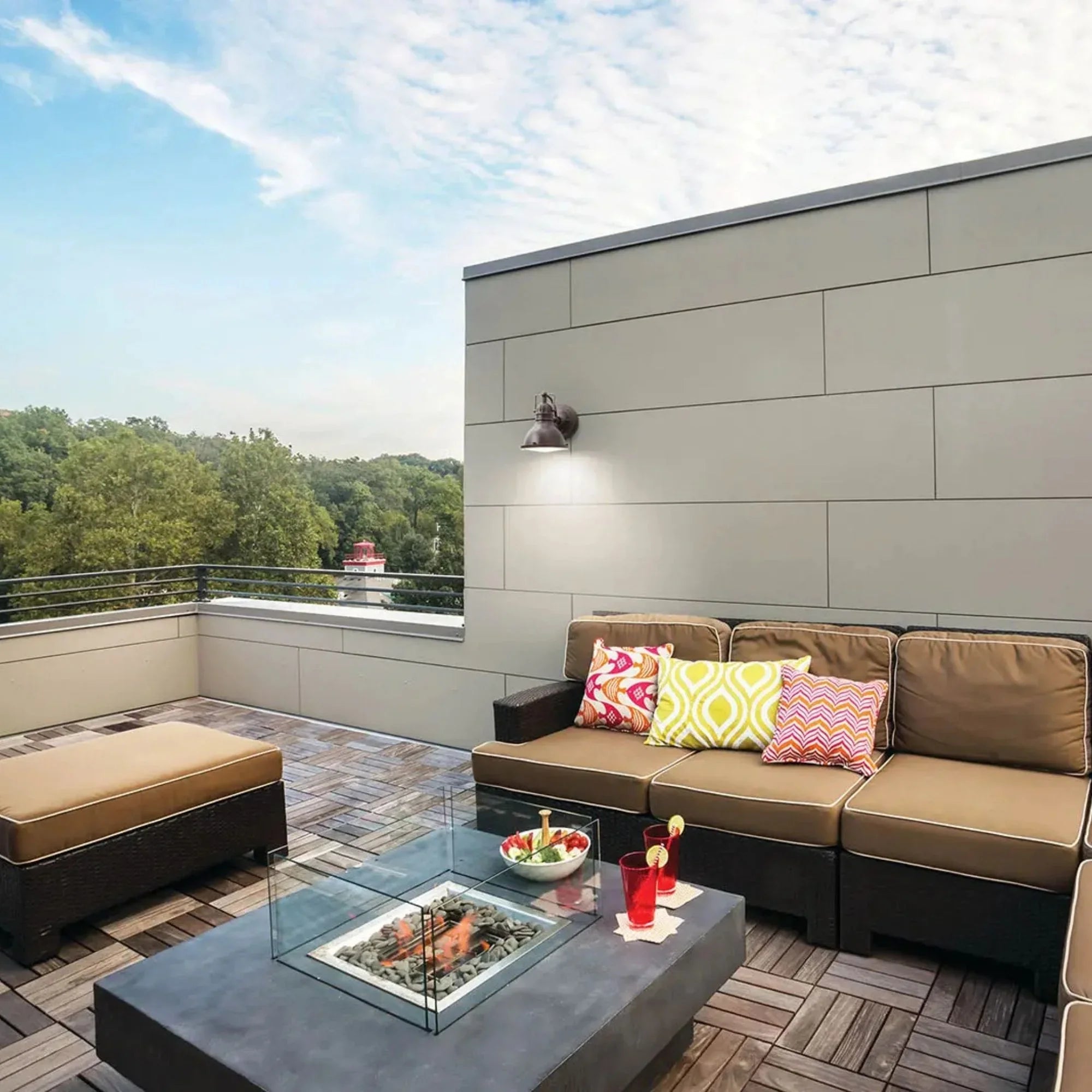 Hatteras Bay 10" Outdoor Wall Light, Olde Bronze Finish