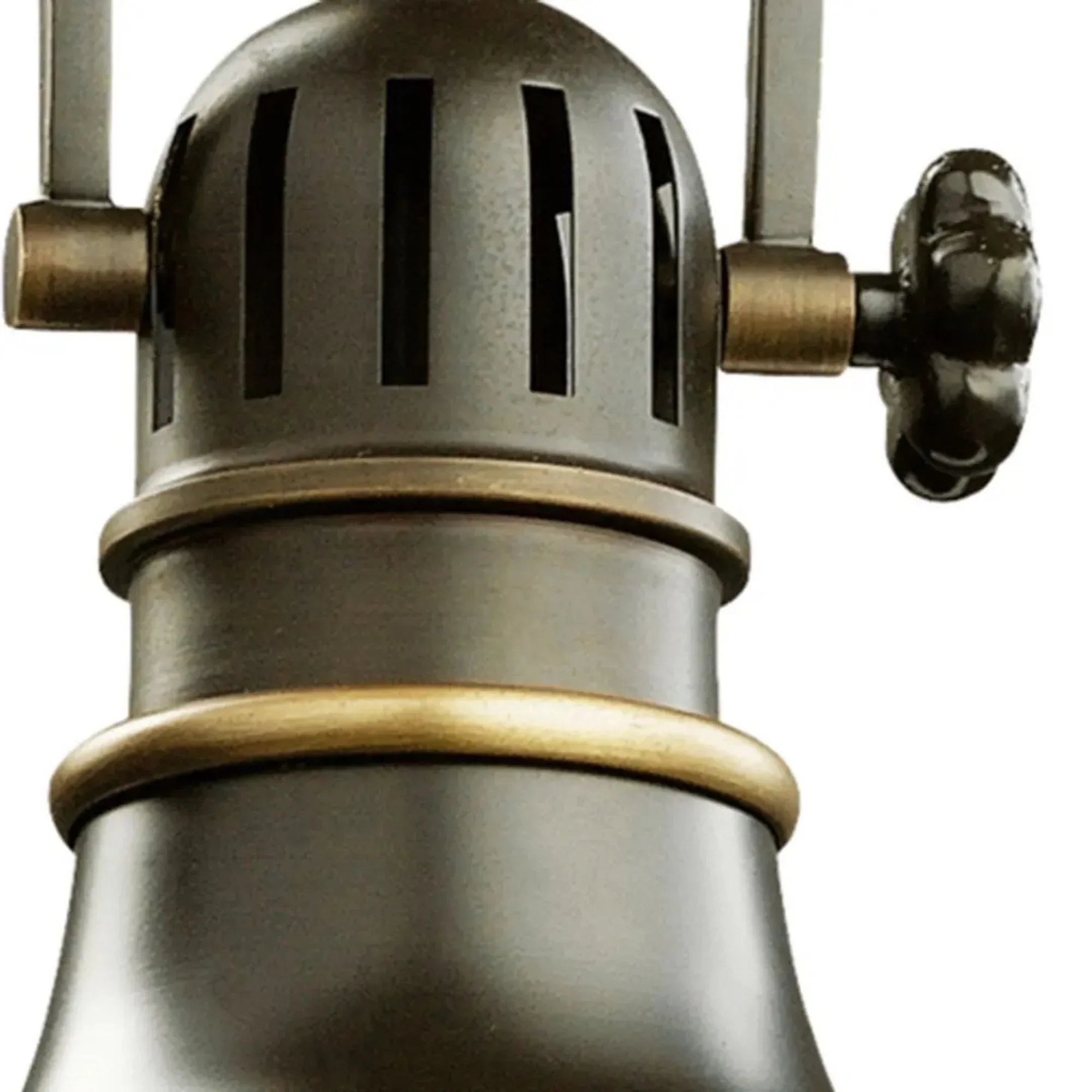 Kichler Hatteras Bay 10.25 in. Pendant Light, Olde Bronze with Metal Dome Shade
