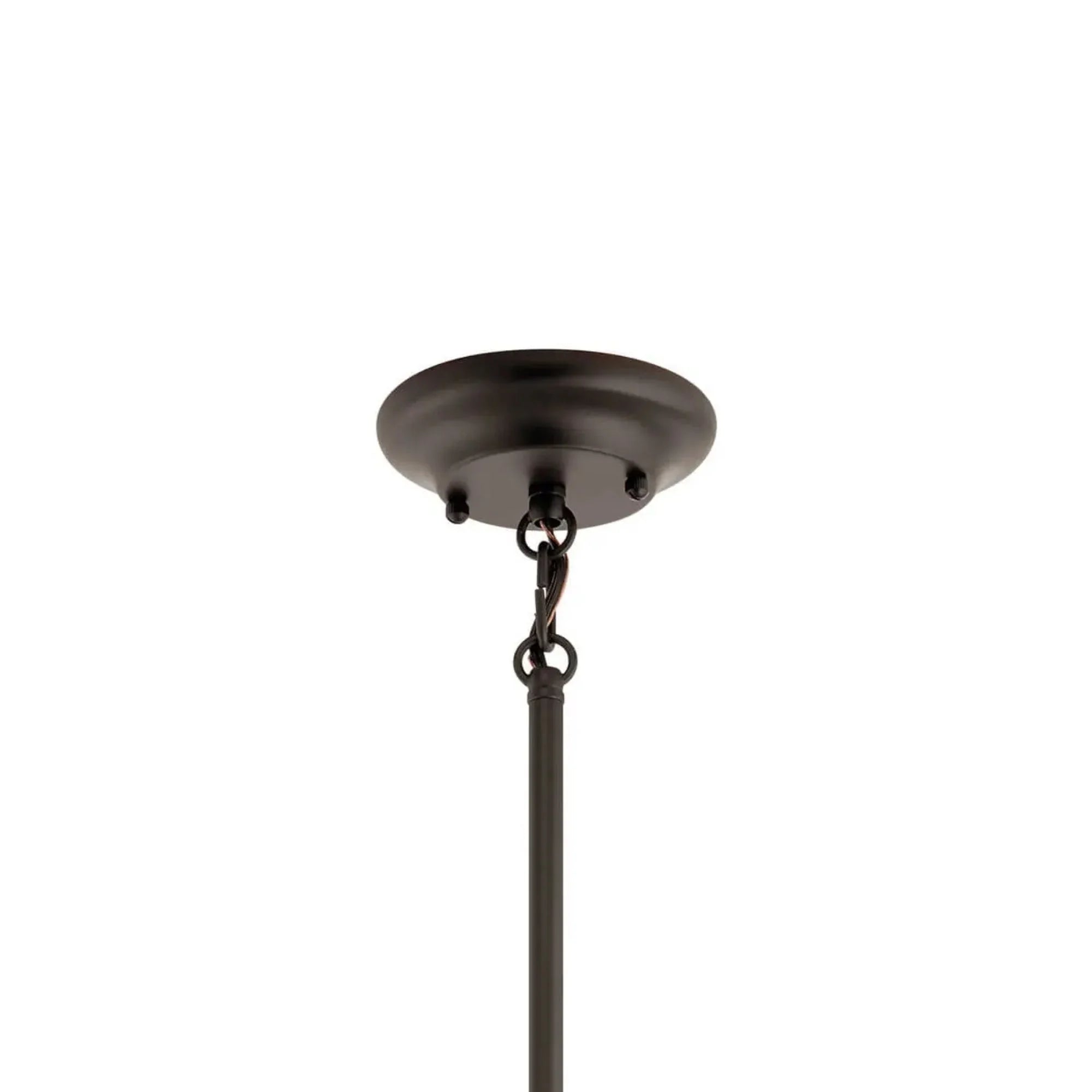 Kichler Hatteras Bay 11.75 in. Pendant Light, Olde Bronze with Metal Dome Shade