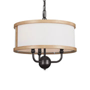 Heddle 16" 3-Light Chandelier, Anvil Iron Finish