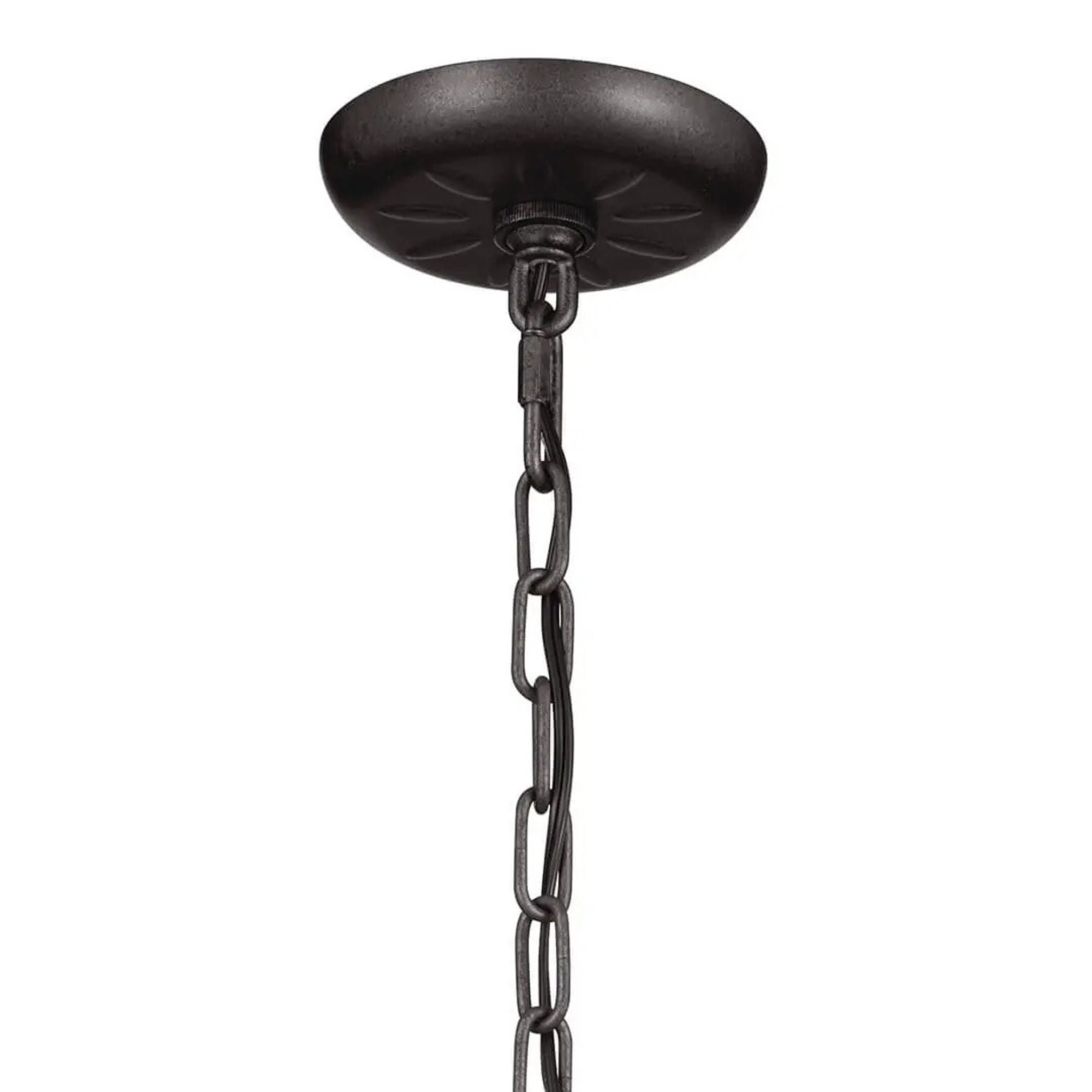 Heddle 16" 3-Light Chandelier, Anvil Iron Finish