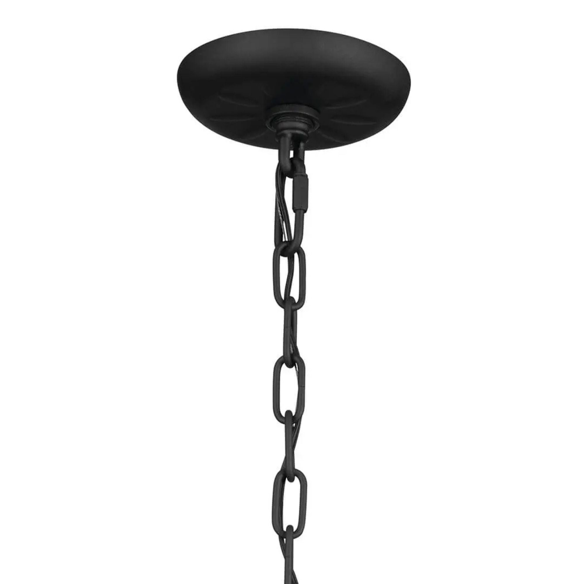 Heddle 16" 3-Light Chandelier, Textured Black Finish