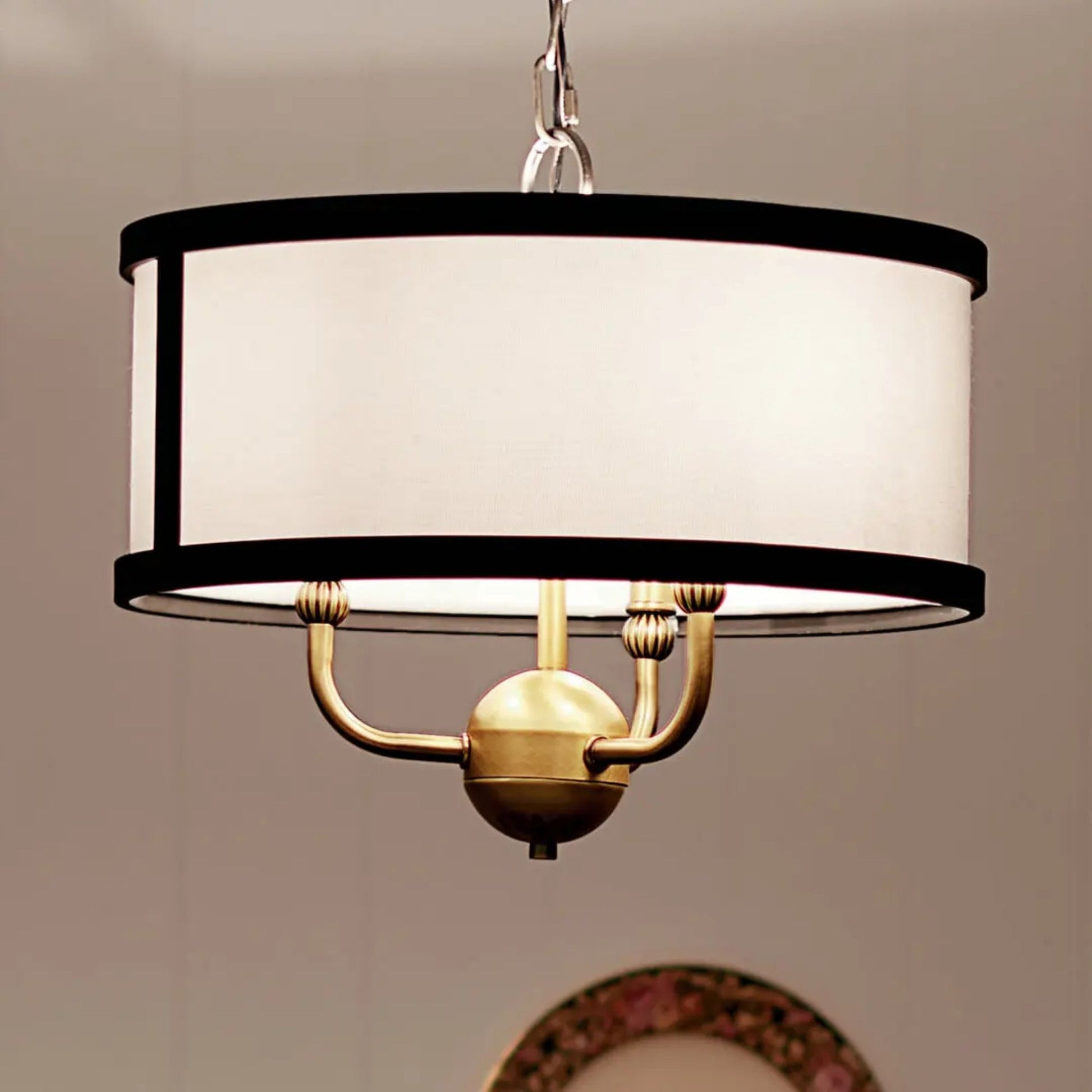 Kichler Lighting - Heddle 16" 3-Light Chandelier, Natural Brass Finish | Bees Lighting