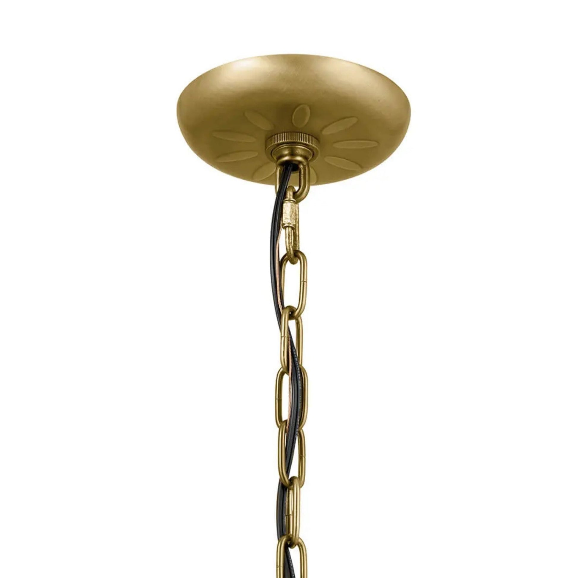 Kichler Lighting - Heddle 16" 3-Light Chandelier, Natural Brass Finish | Bees Lighting
