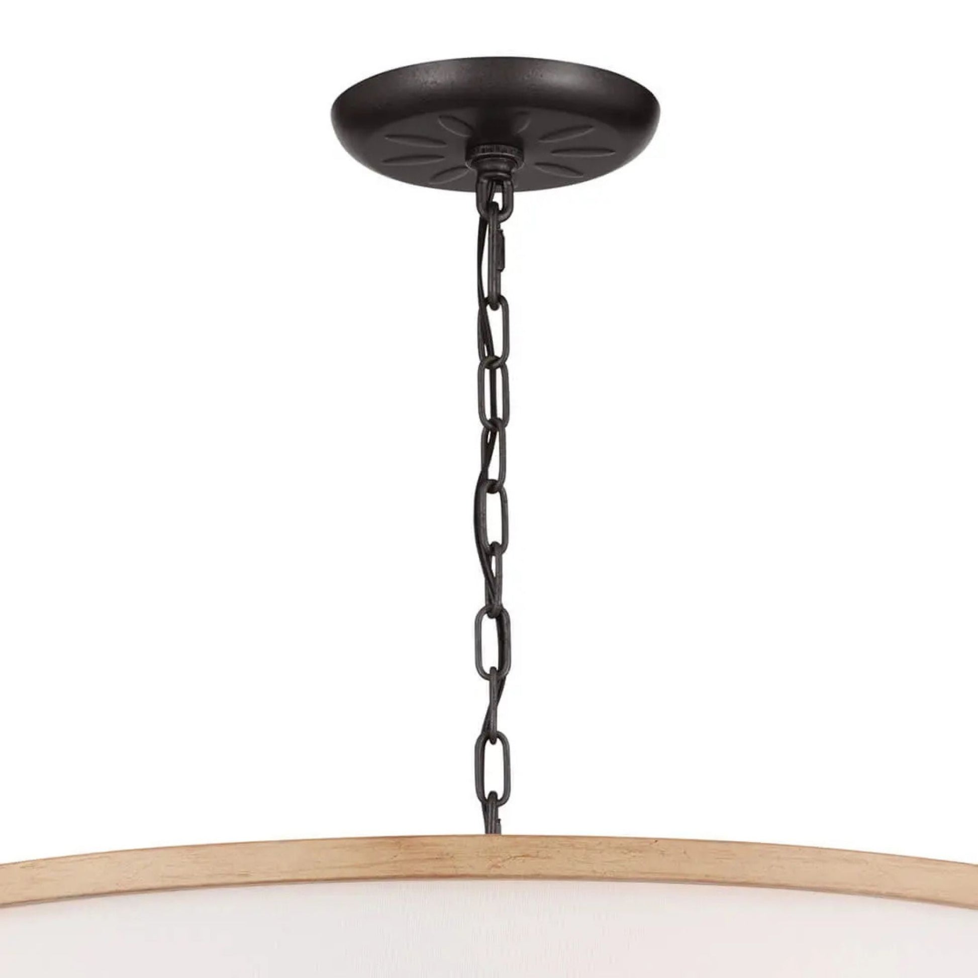 Kichler Lighting - Heddle 31" 6-Light Chandelier, Anvil Iron Finish | Bees Lighting