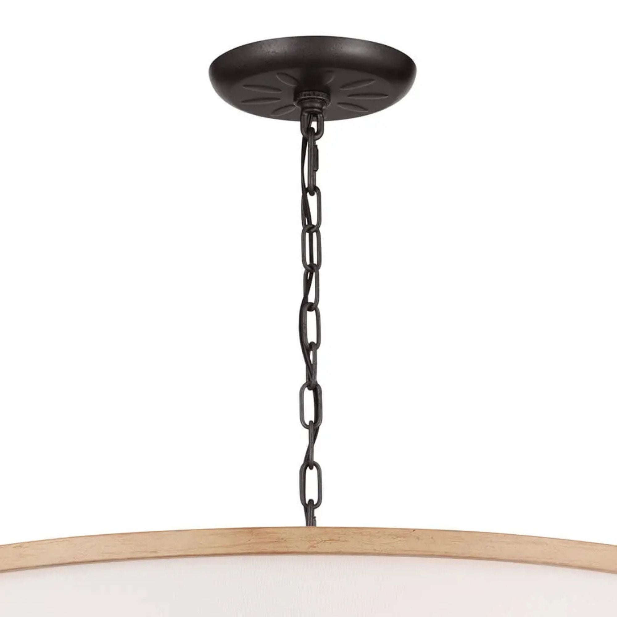 Kichler Lighting - Heddle 31" 6-Light Chandelier, Anvil Iron Finish | Bees Lighting