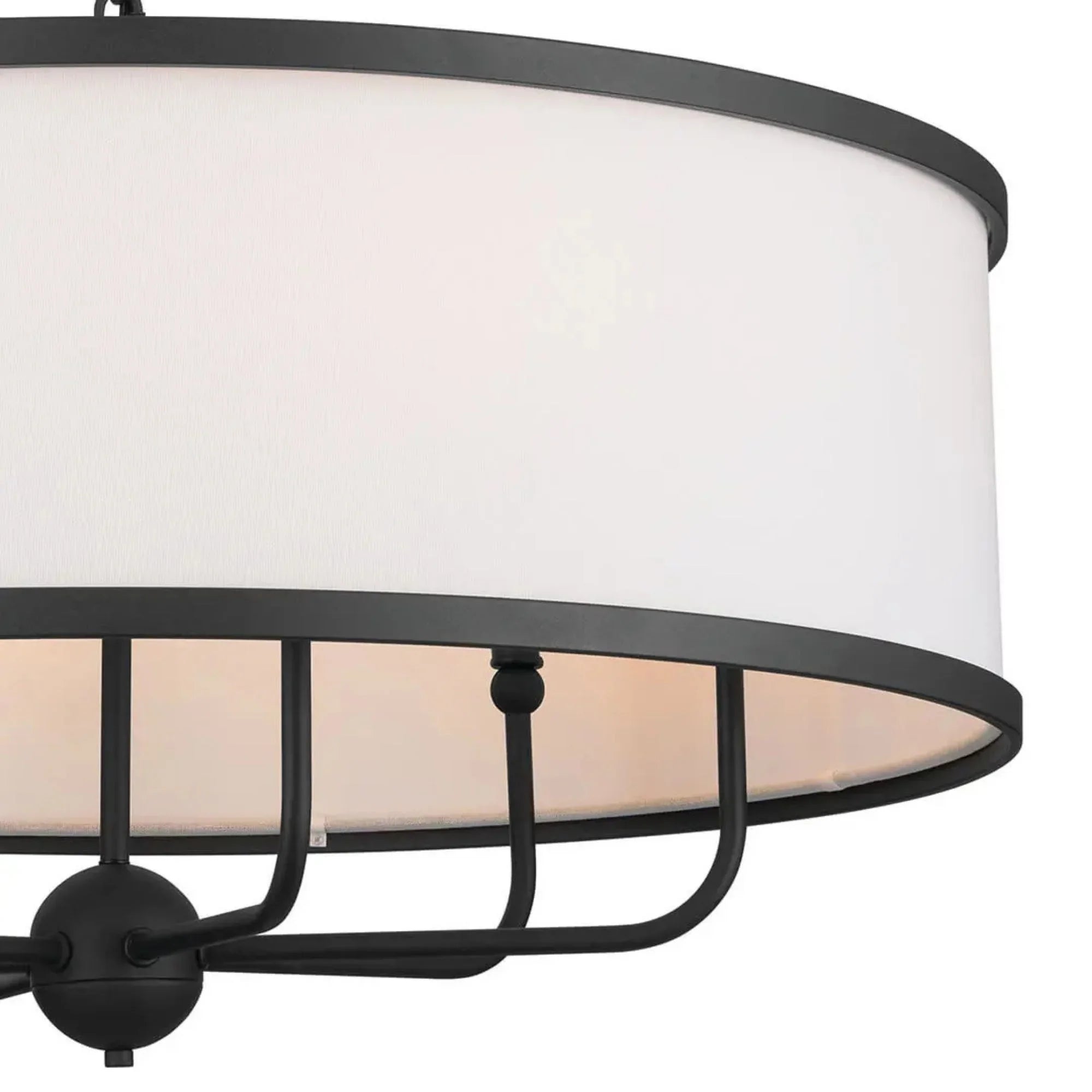 Kichler Lighting - Heddle 31" 6-Light Chandelier, Textured Black Finish | Bees Lighting