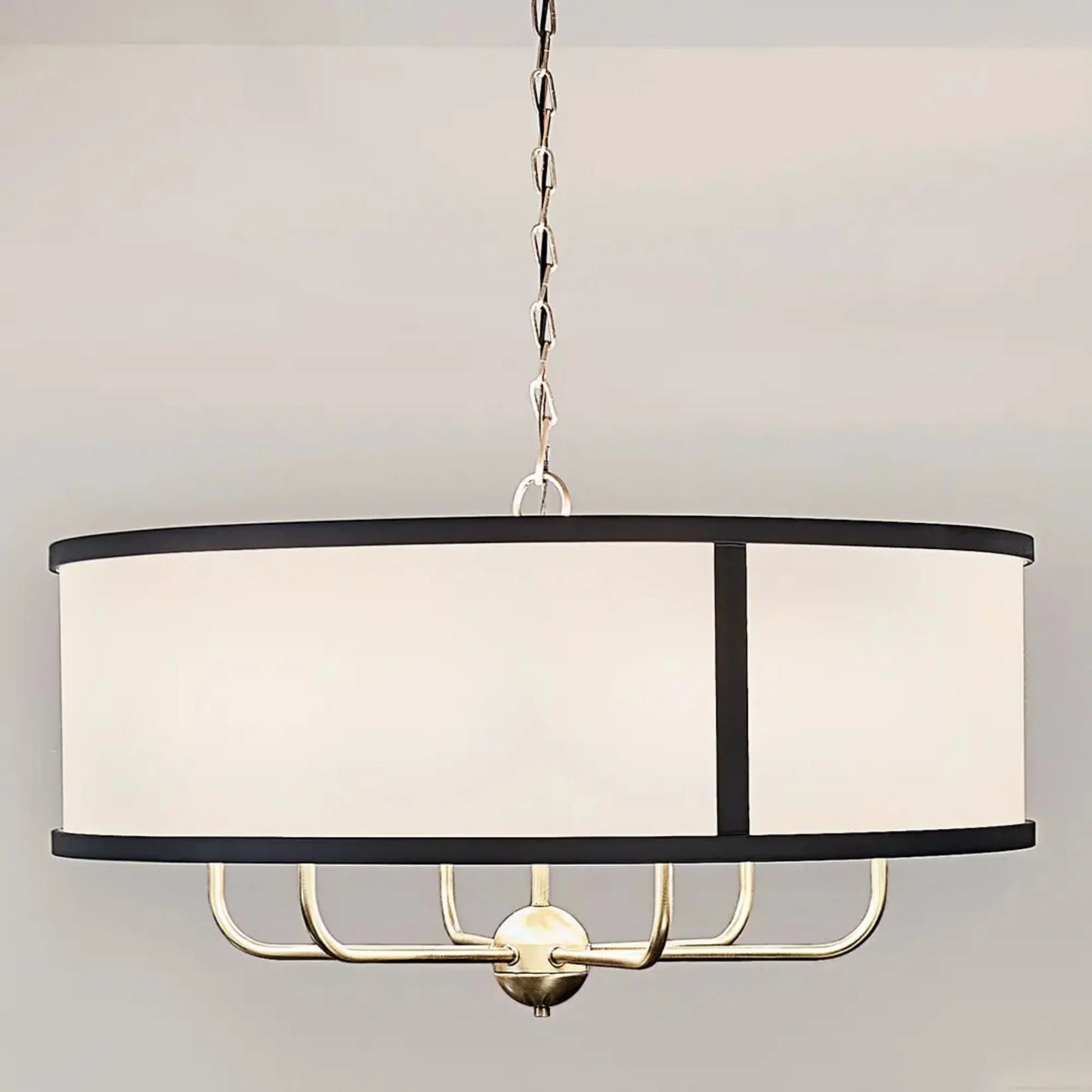 Kichler Lighting - Heddle 31" 6-Light Chandelier, Natural Brass Finish | Bees Lighting