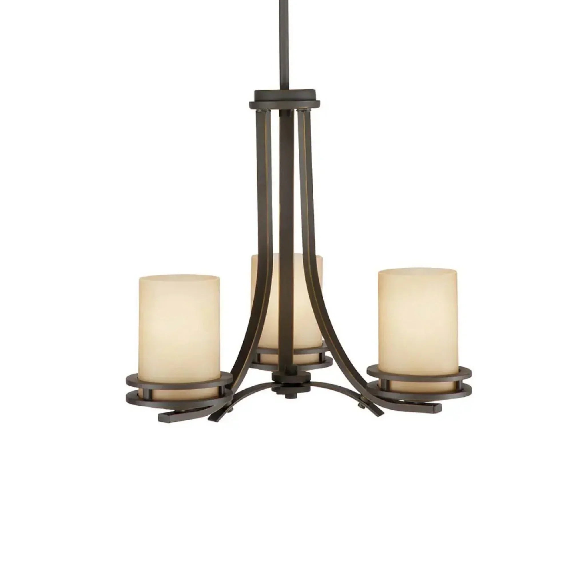 Hendrik 19" 3-Light Chandelier, Olde Bronze Finish
