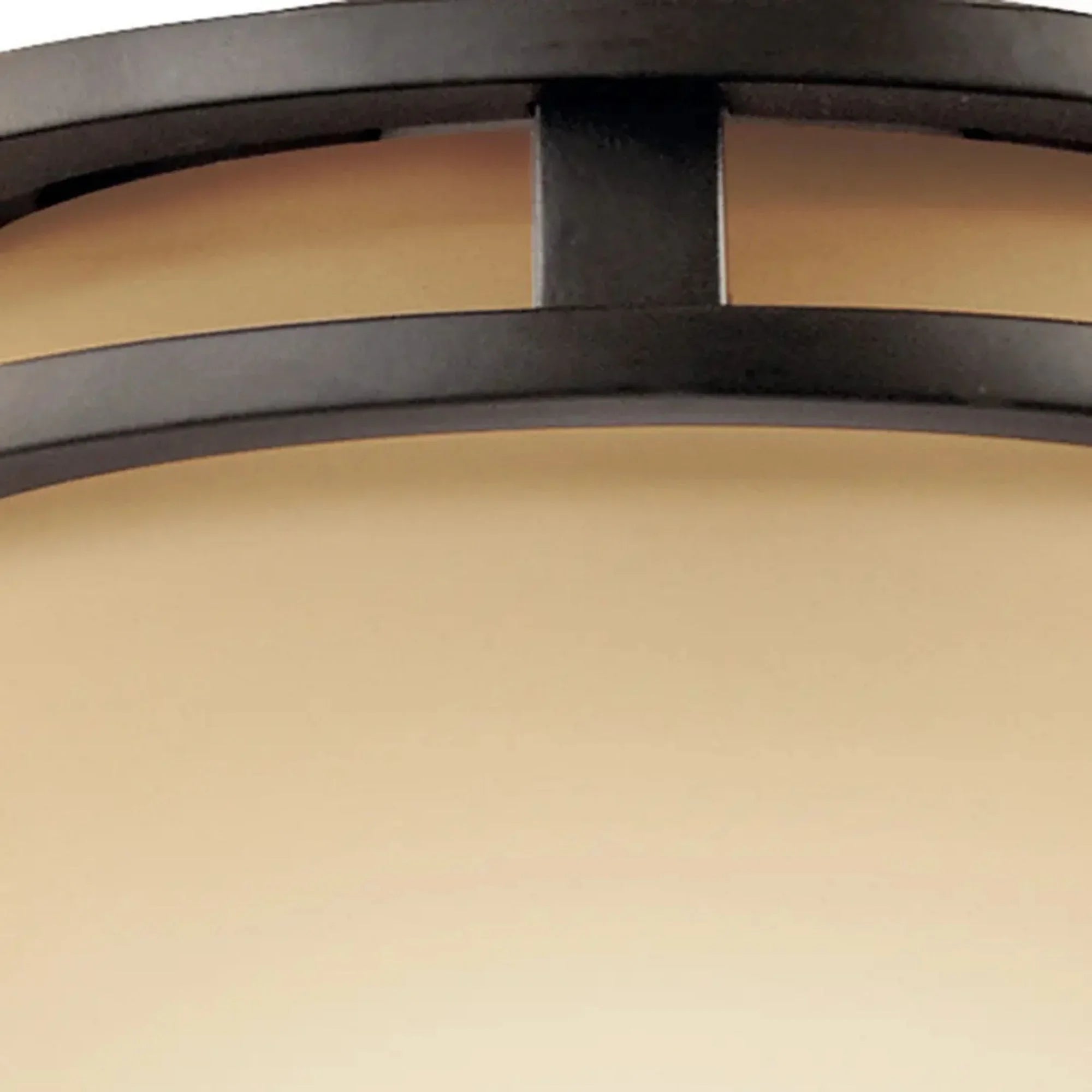 Kichler Hendrik 9 in. Pendant Light, Olde Bronze with Satin Etched Umber Glass