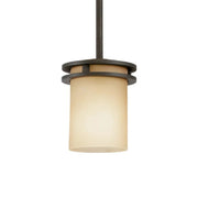 Kichler Hendrik 7.5 in. Pendant Light, Olde Bronze with Satin Etched Umber Glass