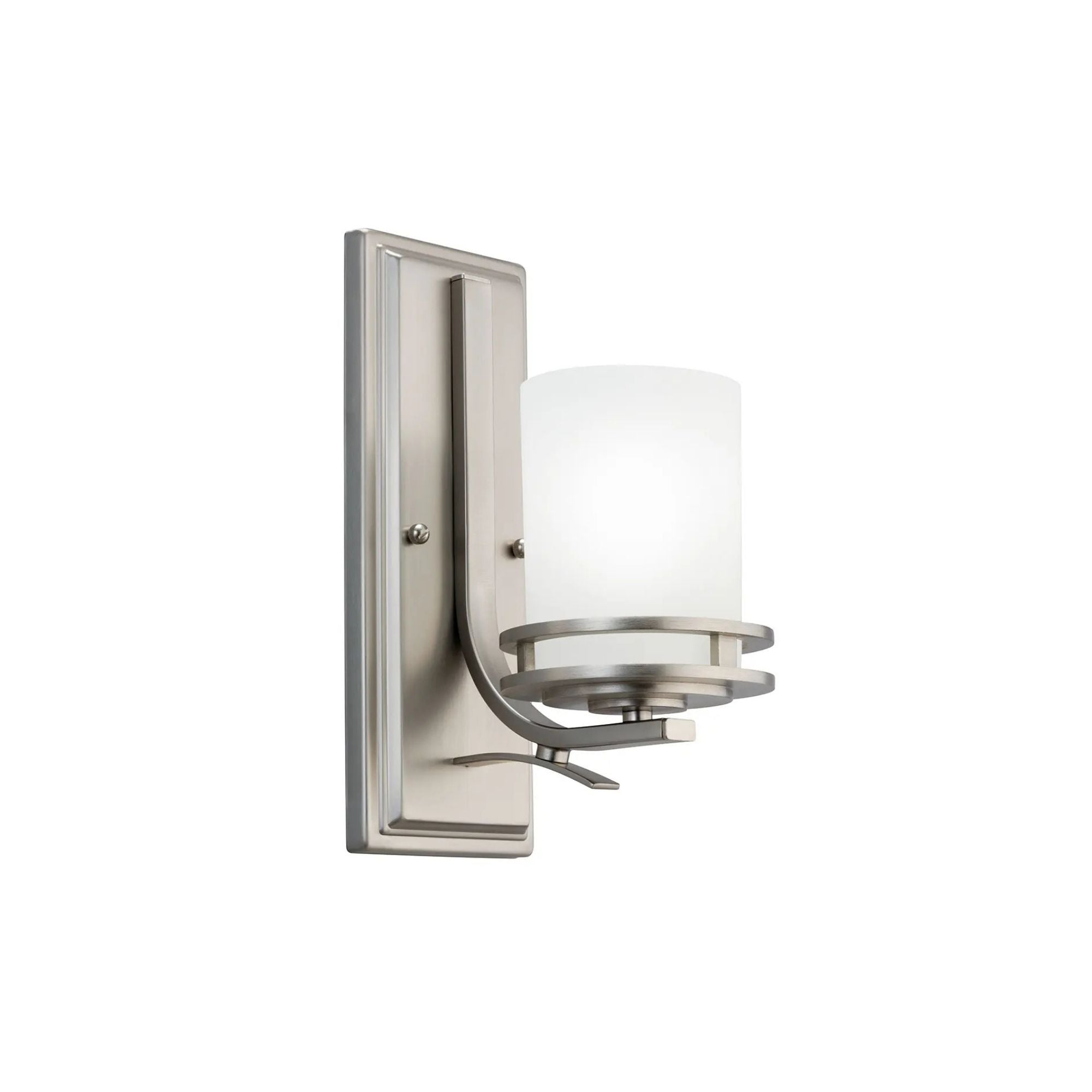 Hendrik 5" Wall Sconce, Brushed Nickel Finish