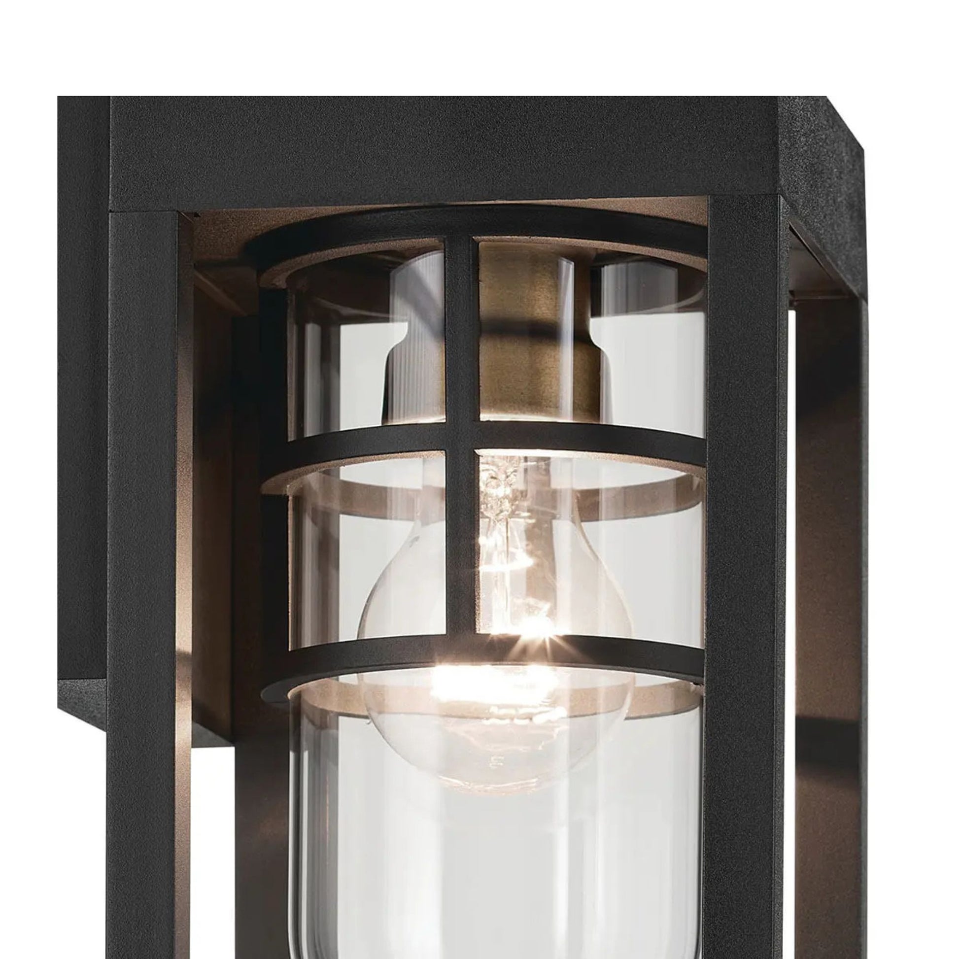 Kichler Lighting - Hone 13" Outdoor Wall Light, Textured Black Finish | Bees Lighting