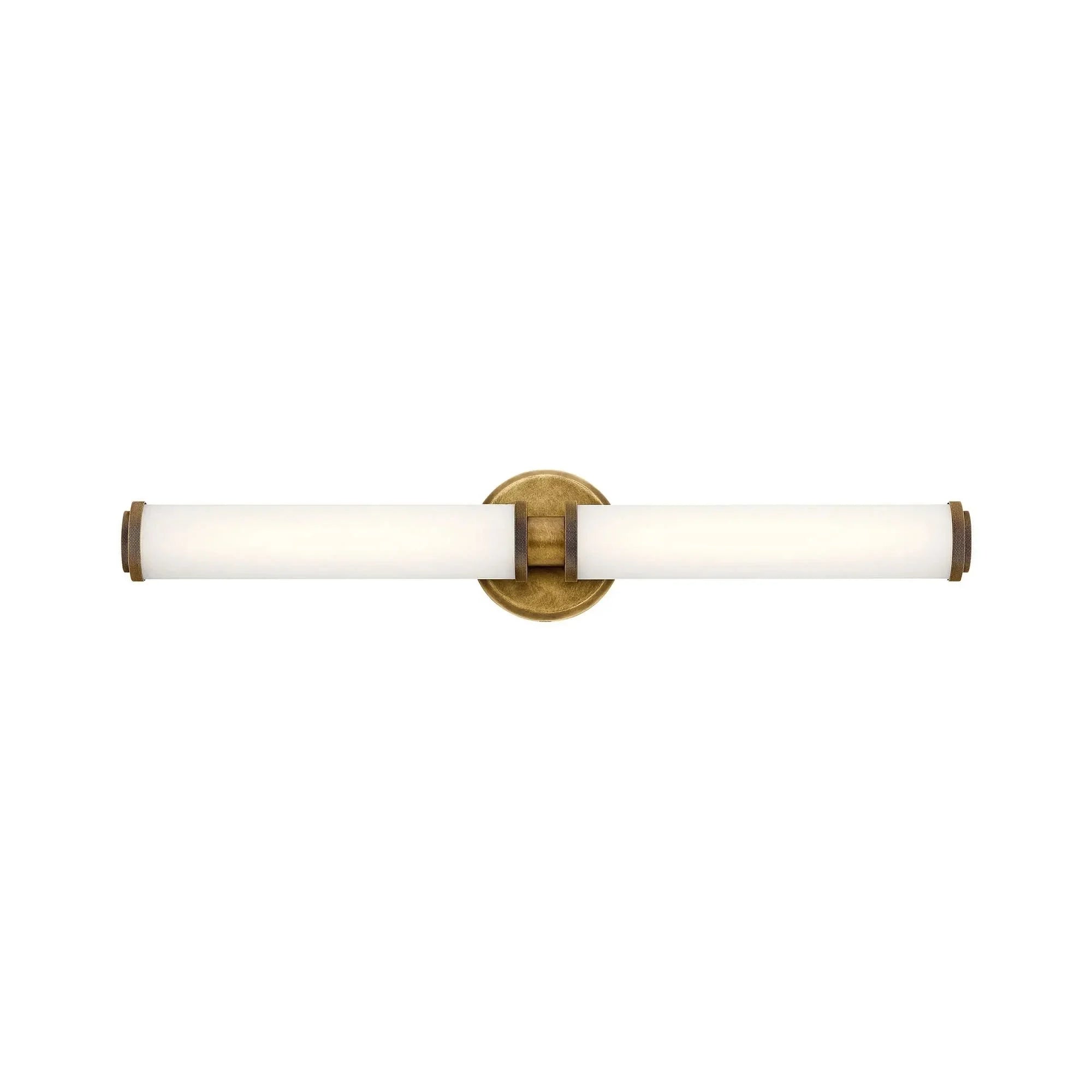 Indeco 27" LED Vanity Light, Natural Brass Finish