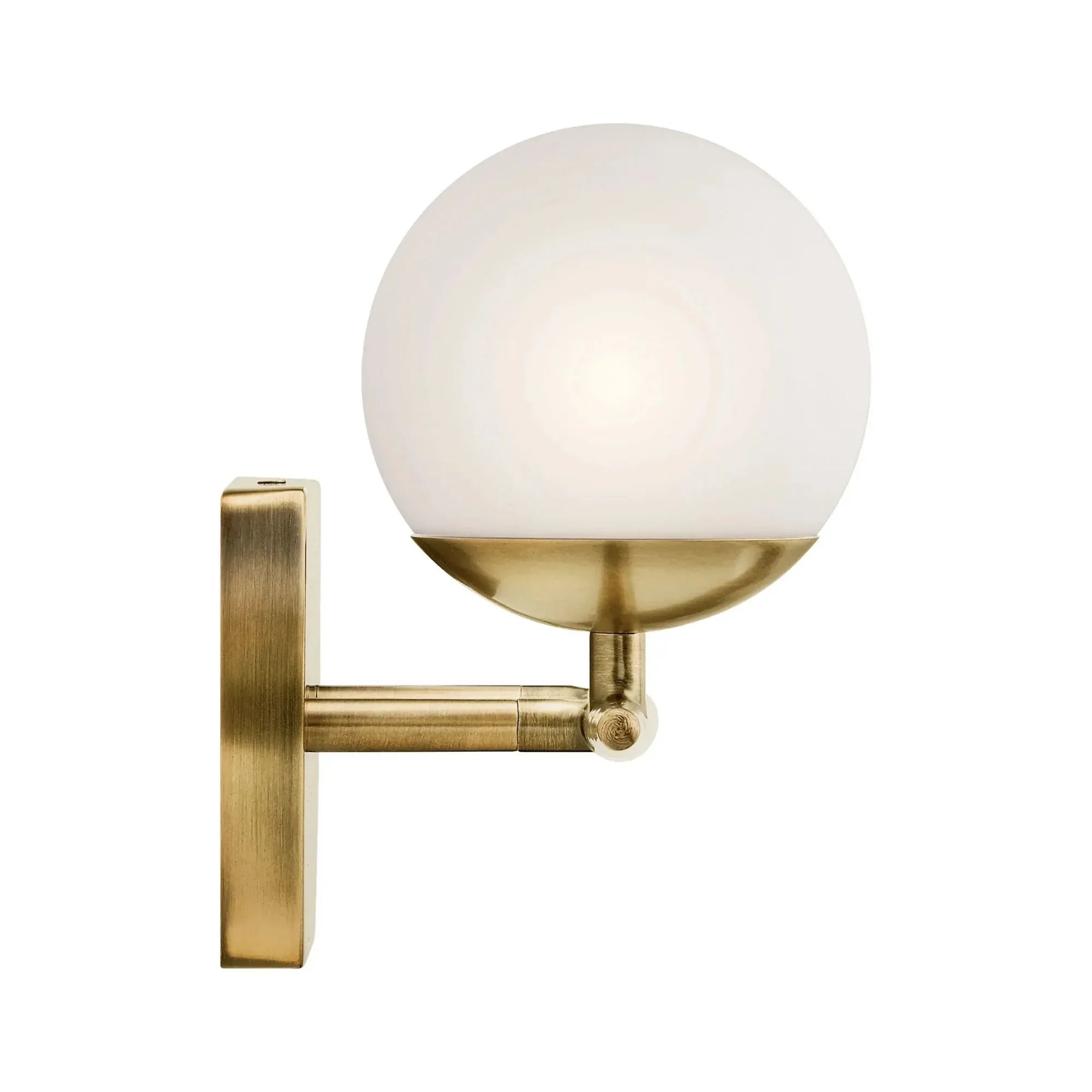 Jasper 17" 2-Light Bath Vanity Light, Natural Brass Finish