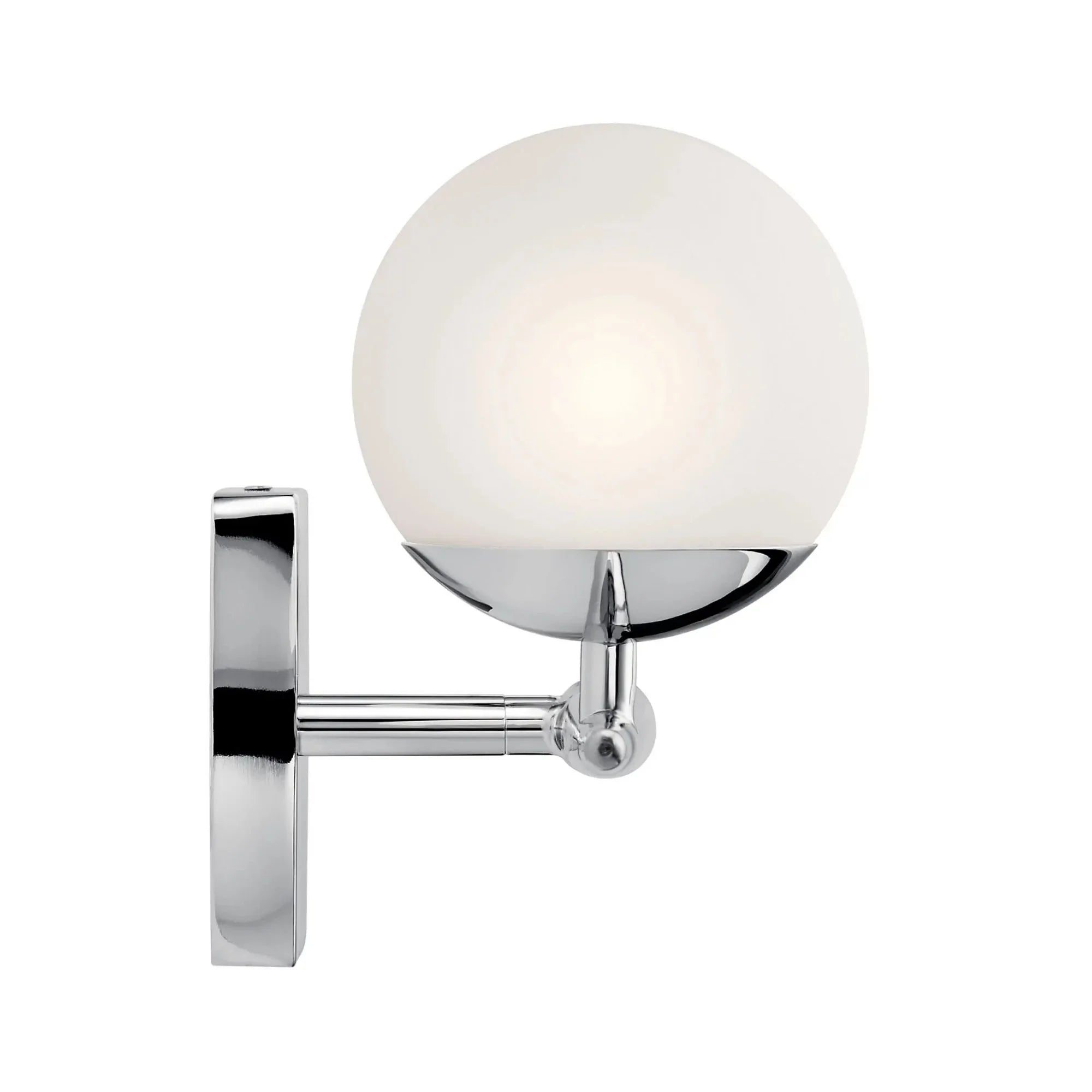Kichler Jasper 24.5 in. 3-Light Vanity Light, Chrome with Satin Etched Cased Opal Glass