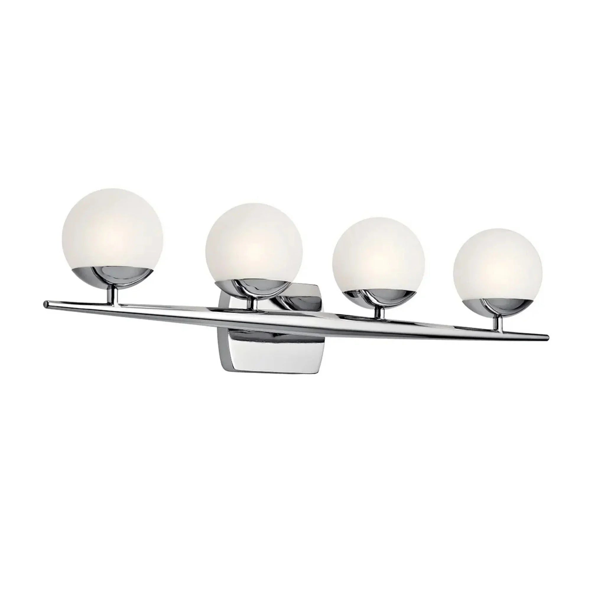 Jasper 32" 4-Light Bath Vanity Light, Chrome Finish