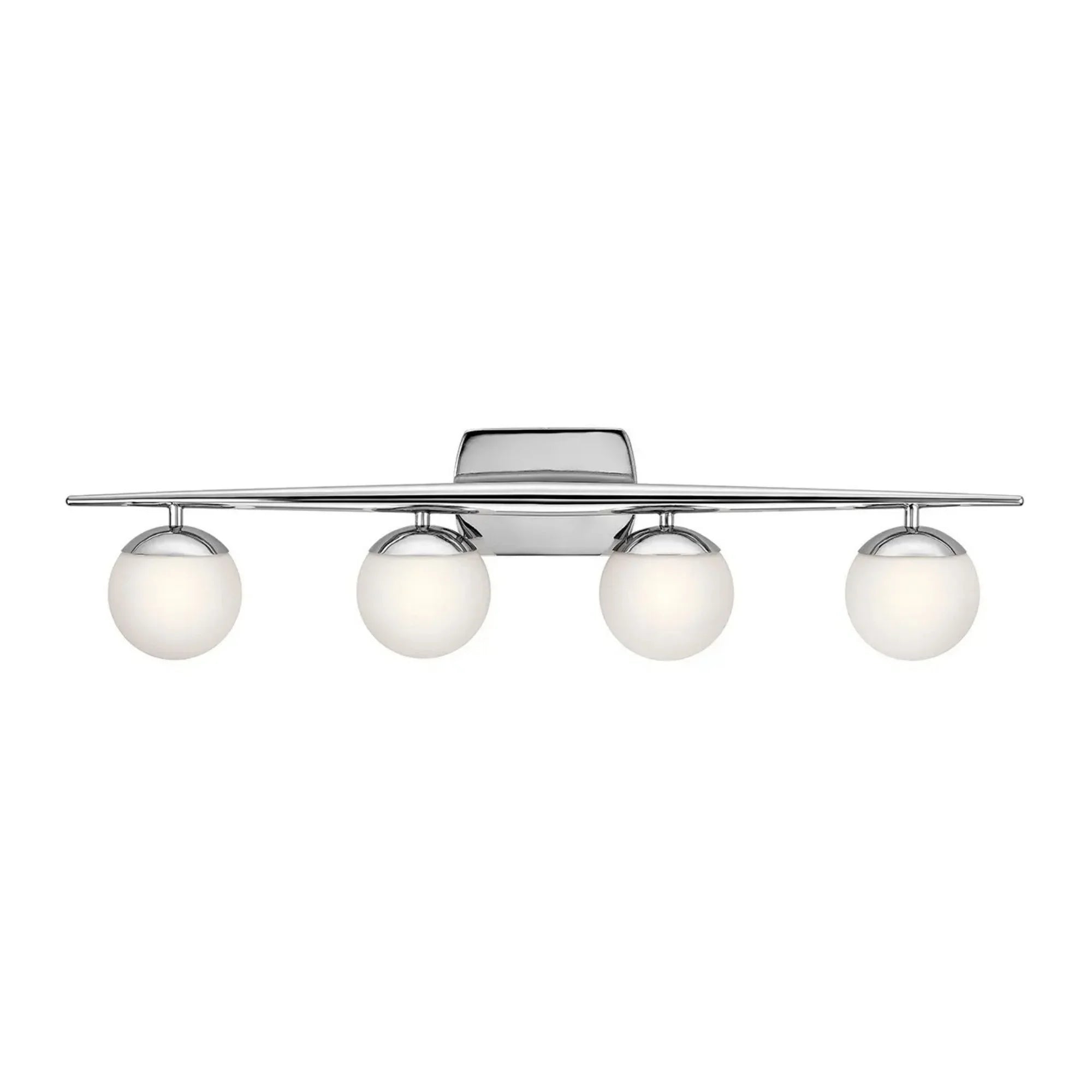Jasper 32" 4-Light Bath Vanity Light, Chrome Finish