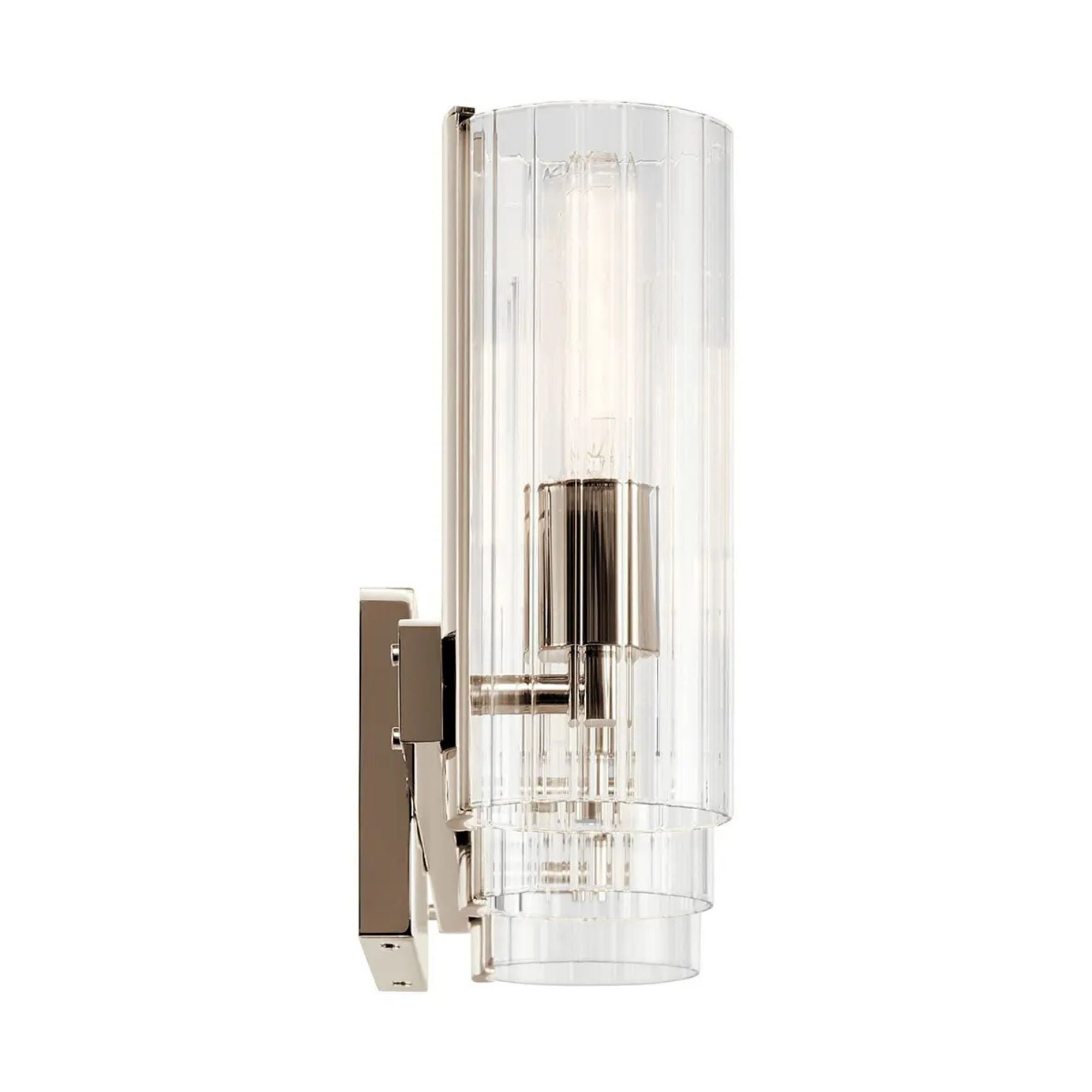 Jemsa 23" 3-Light Vanity Light, Polished Nickel Finish