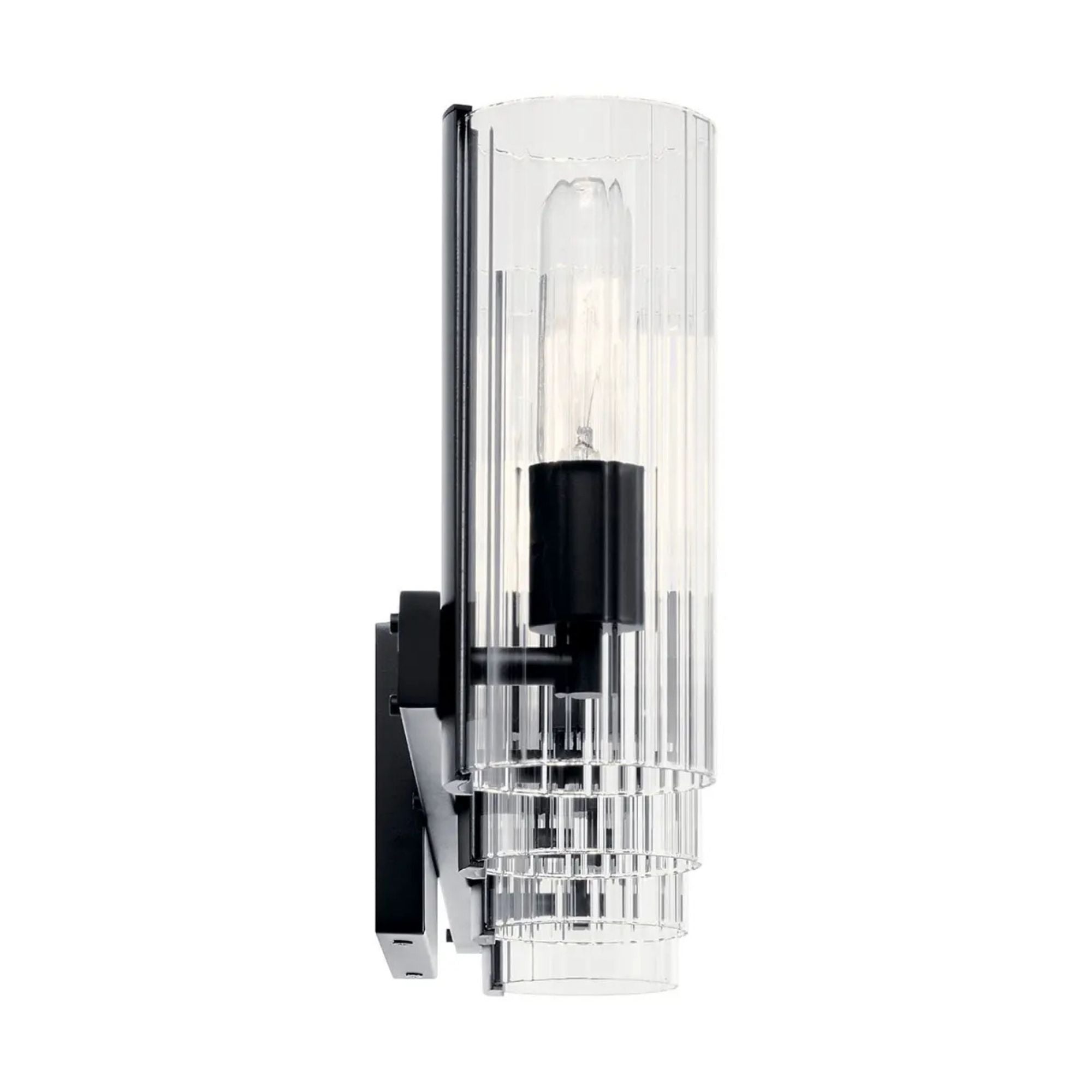 Jemsa 32" 4-Light Vanity Light, Black Finish