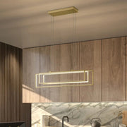 Kichler Lighting - Jestin 38" LED Linear Chandelier, Champagne Gold Finish | Bees Lighting