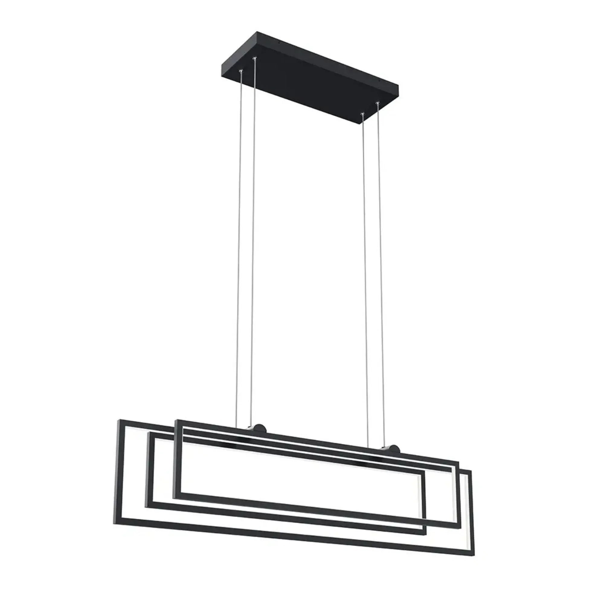 Kichler Lighting - Jestin 38" LED Linear Chandelier, Matte Black Finish | Bees Lighting