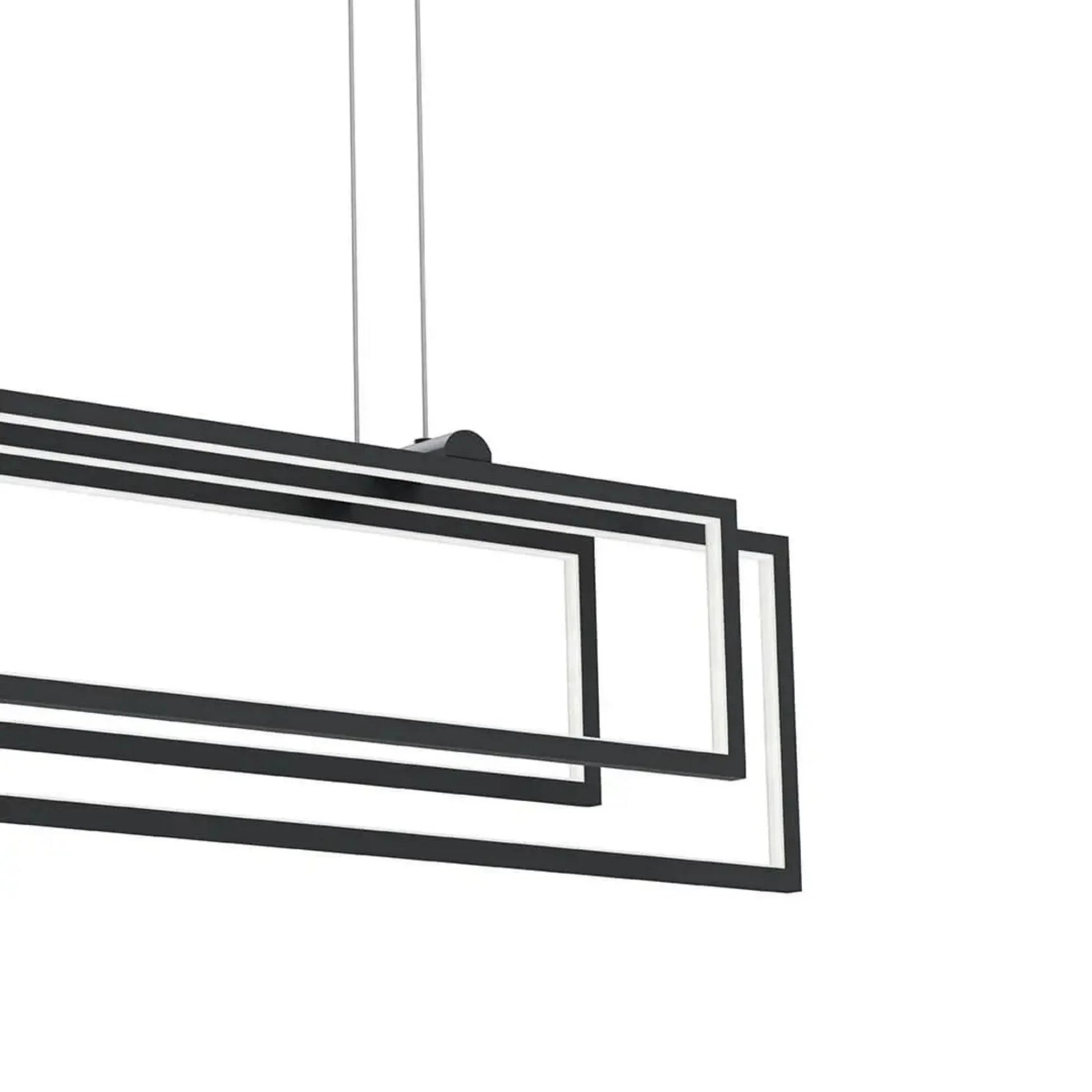 Kichler Lighting - Jestin 38" LED Linear Chandelier, Matte Black Finish | Bees Lighting