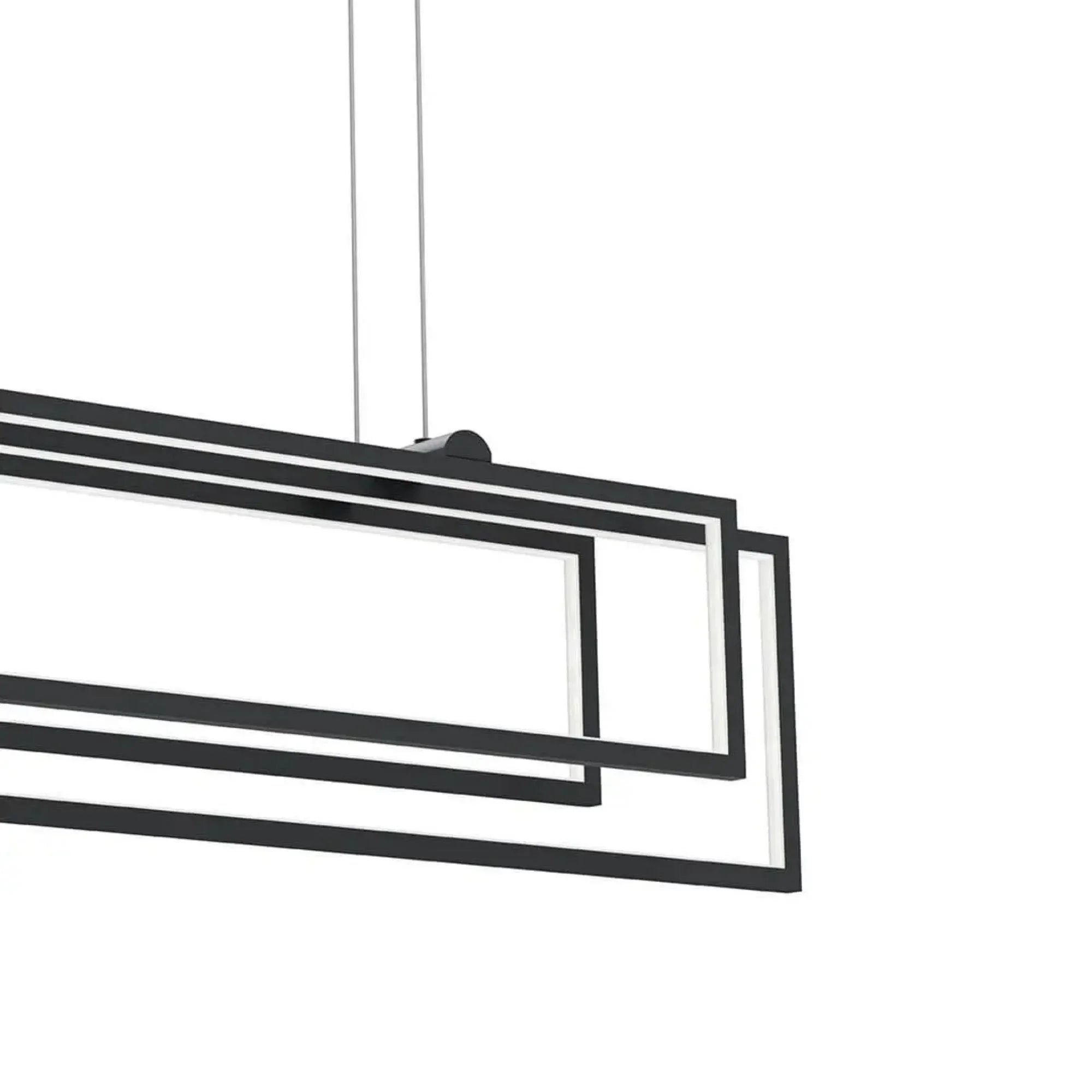 Kichler Lighting - Jestin 38" LED Linear Chandelier, Matte Black Finish | Bees Lighting