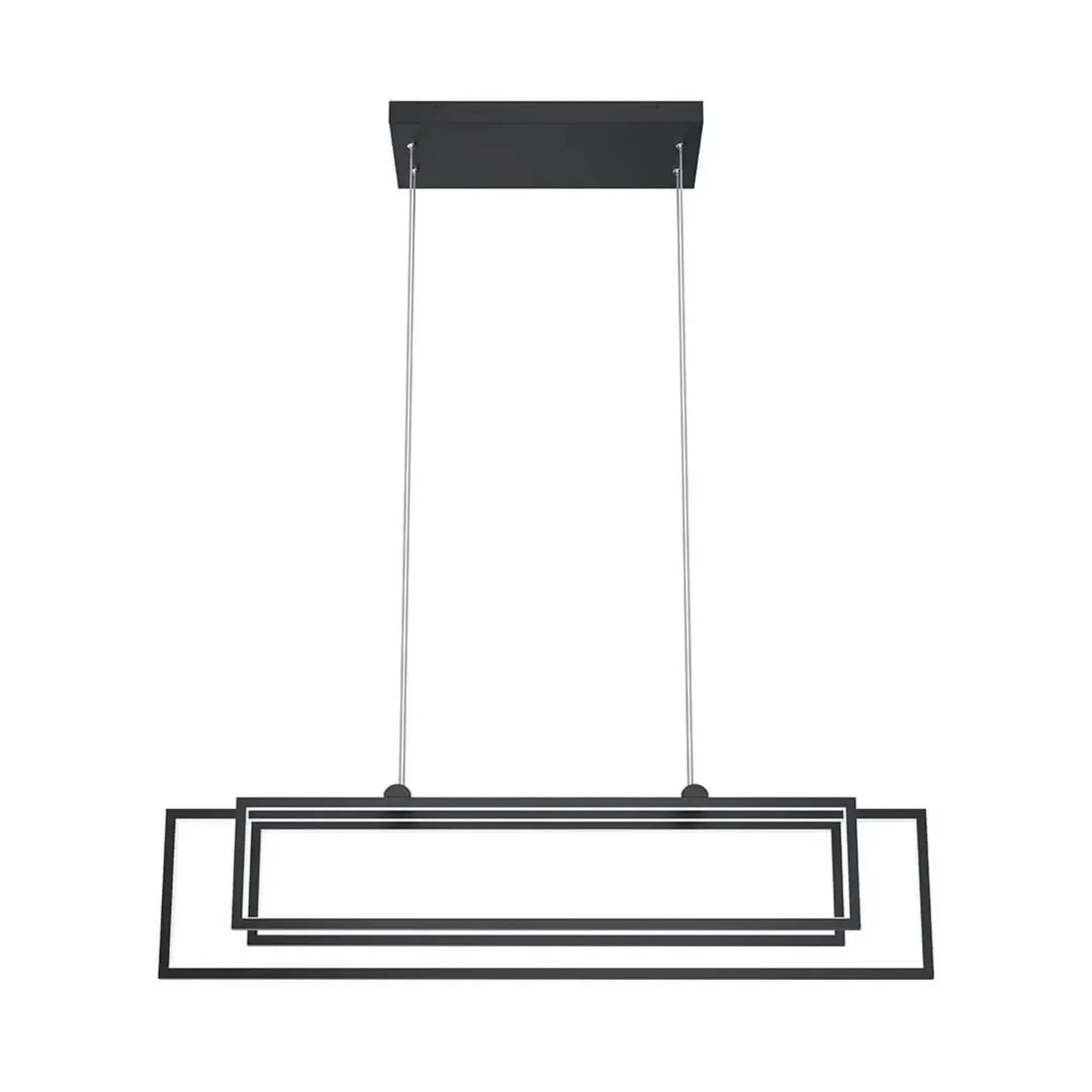 Kichler Lighting - Jestin 38" LED Linear Chandelier, Matte Black Finish | Bees Lighting