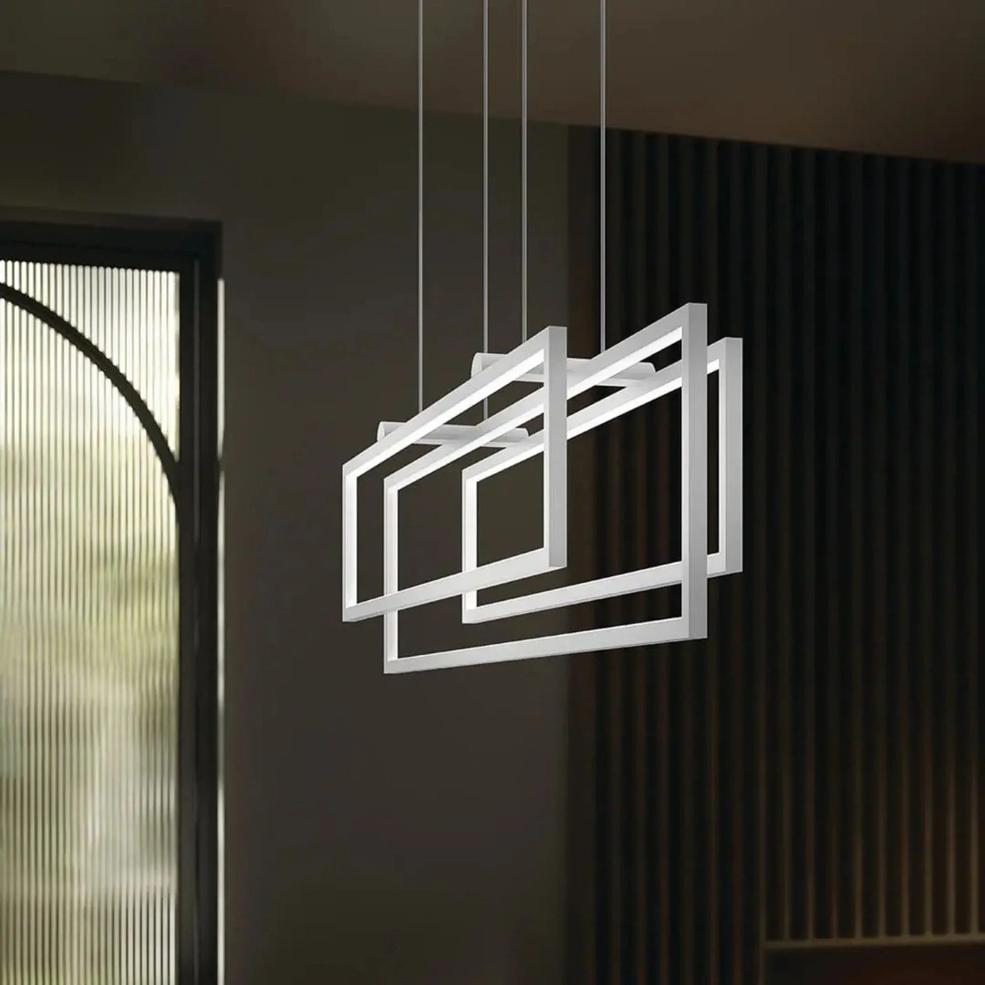 Kichler Lighting - Jestin 38" LED Linear Chandelier, White Finish | Bees Lighting