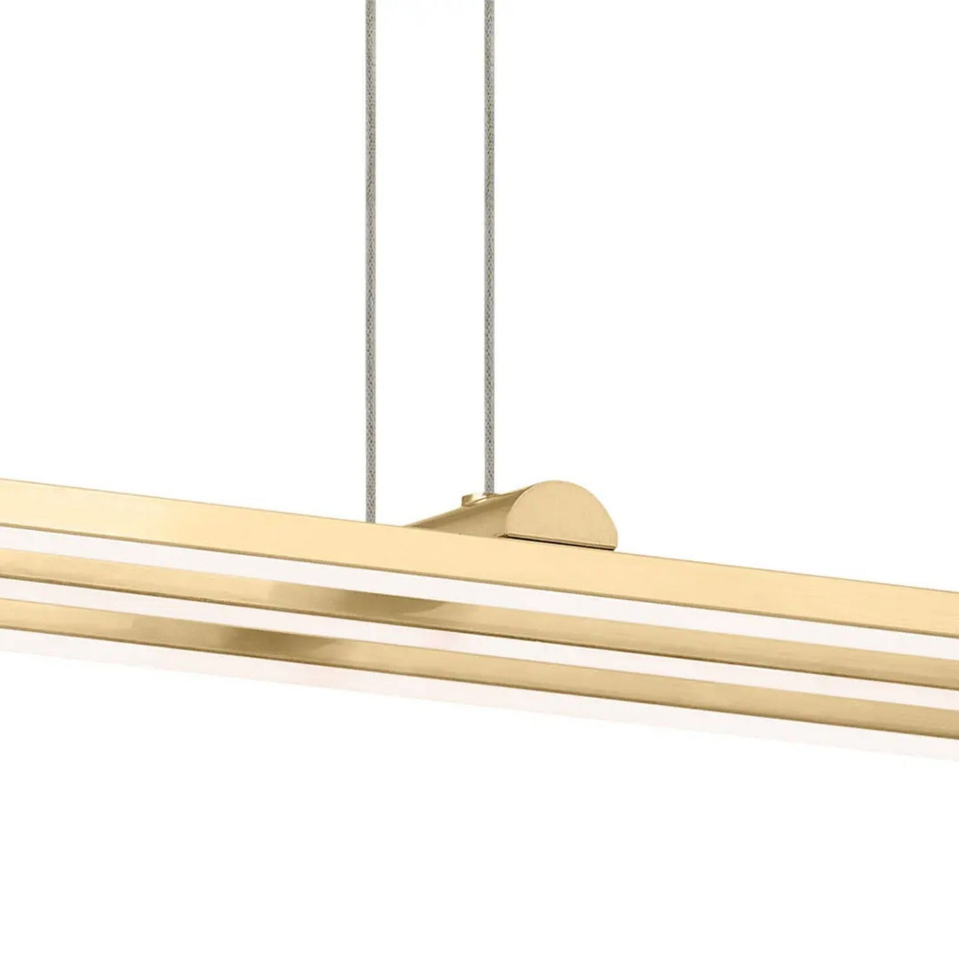 Kichler Lighting - Jestin 46" LED Linear Chandelier, Champagne Gold Finish | Bees Lighting