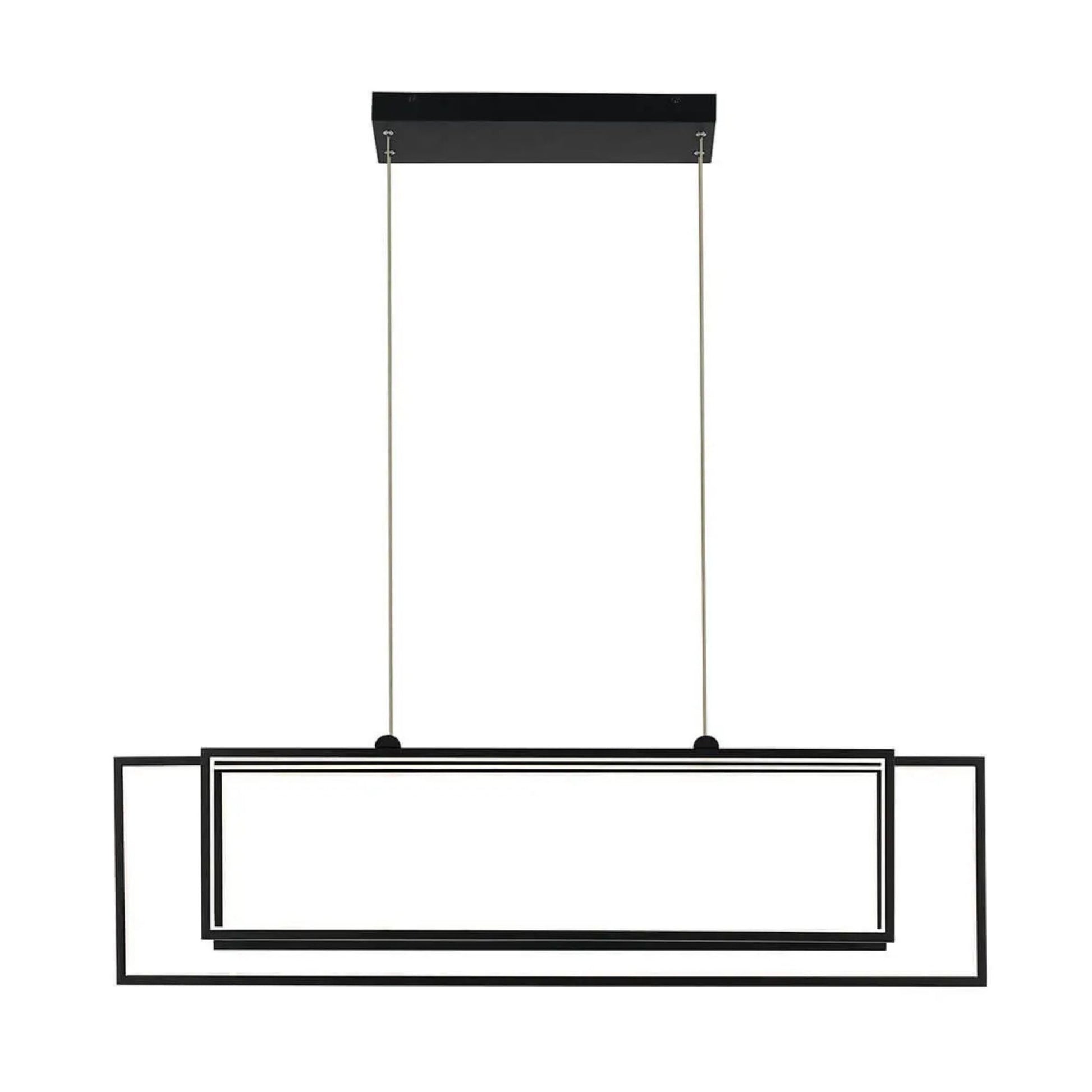 Kichler Lighting - Jestin 46" LED Linear Chandelier, Matte Black Finish | Bees Lighting