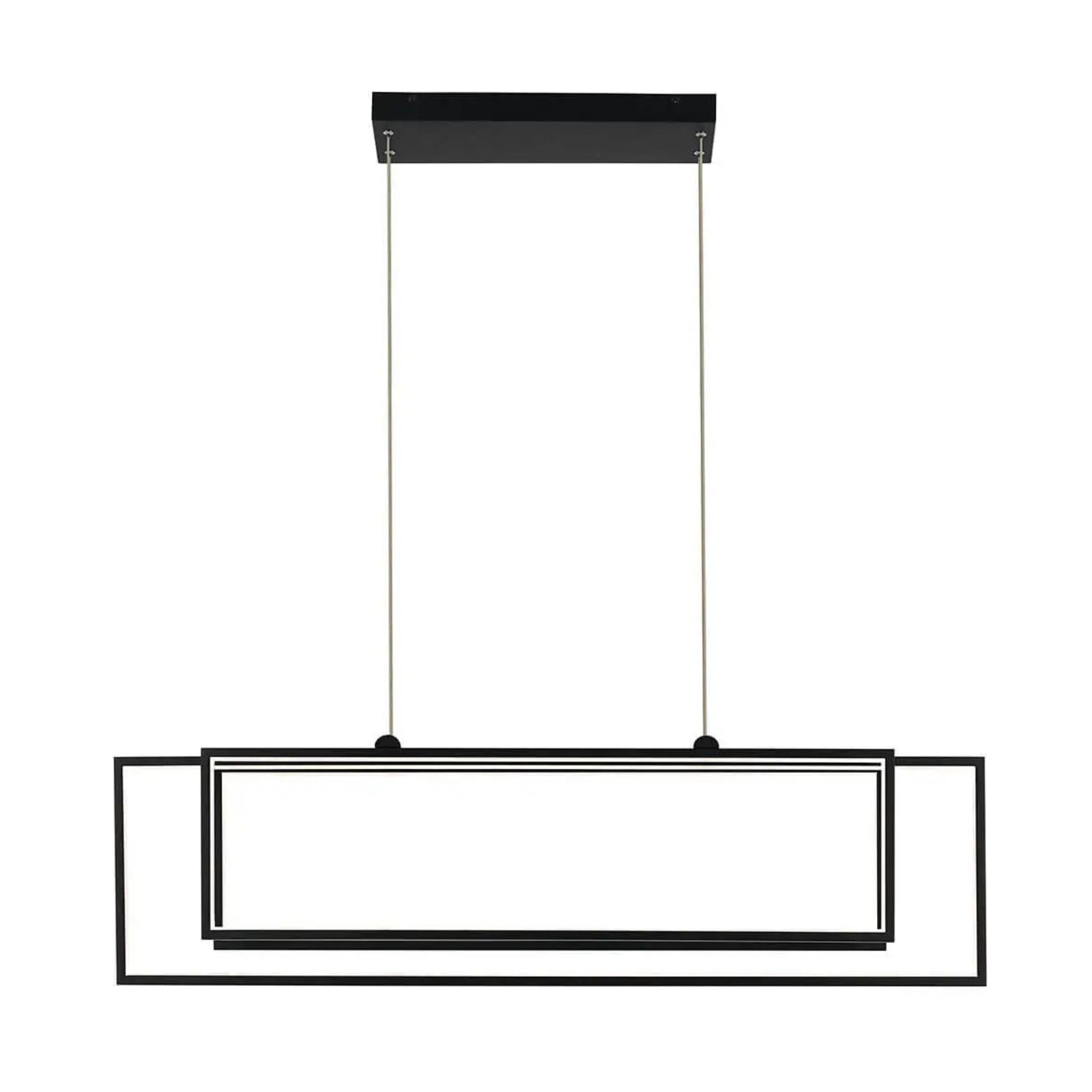 Kichler Lighting - Jestin 46" LED Linear Chandelier, Matte Black Finish | Bees Lighting