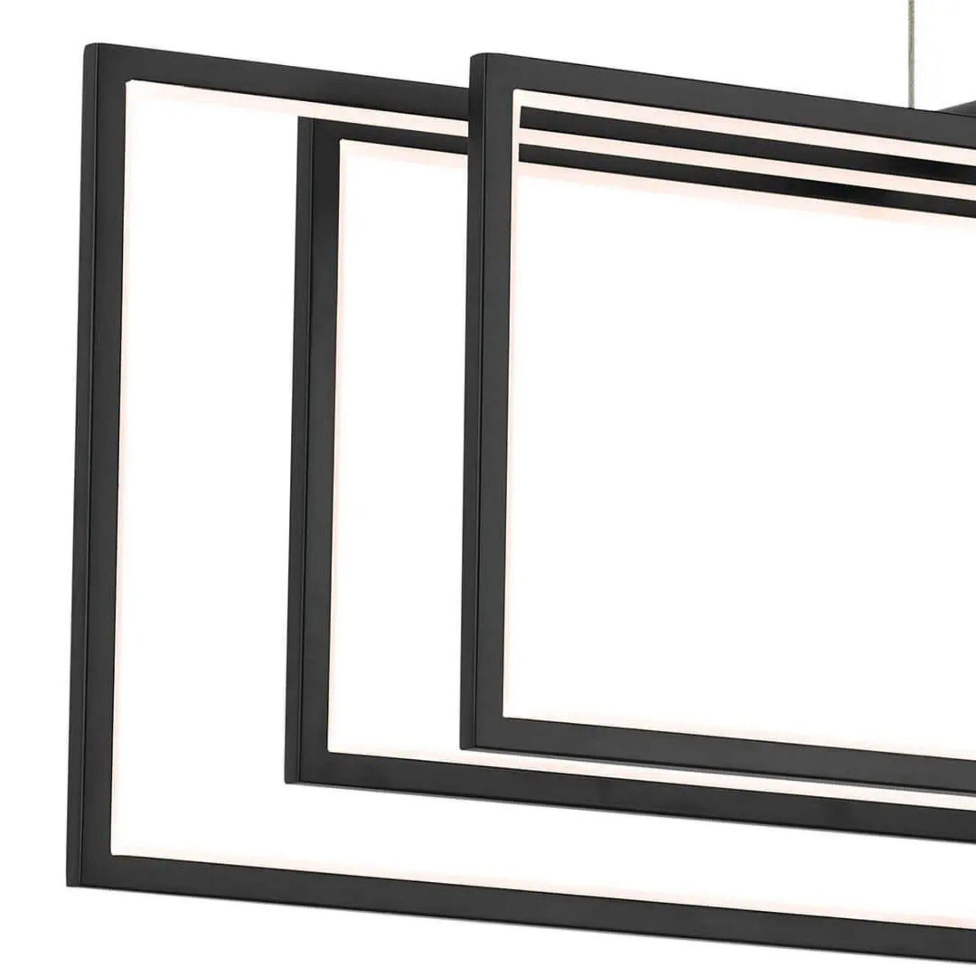 Kichler Lighting - Jestin 46" LED Linear Chandelier, Matte Black Finish | Bees Lighting