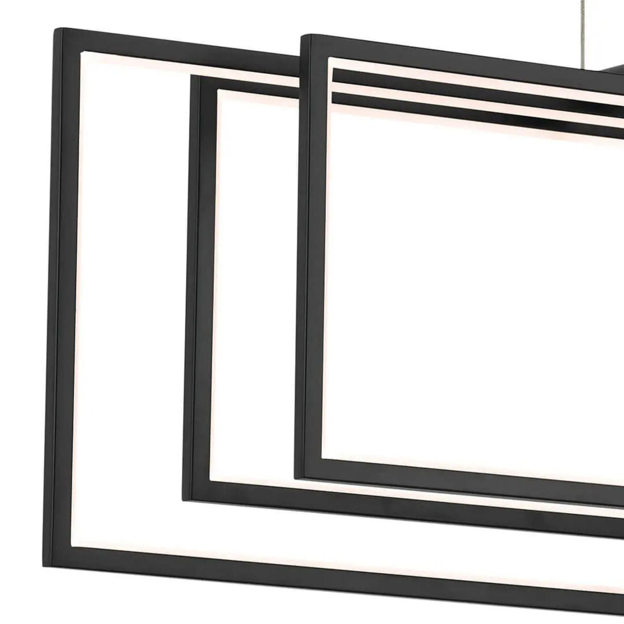 Kichler Lighting - Jestin 46" LED Linear Chandelier, Matte Black Finish | Bees Lighting