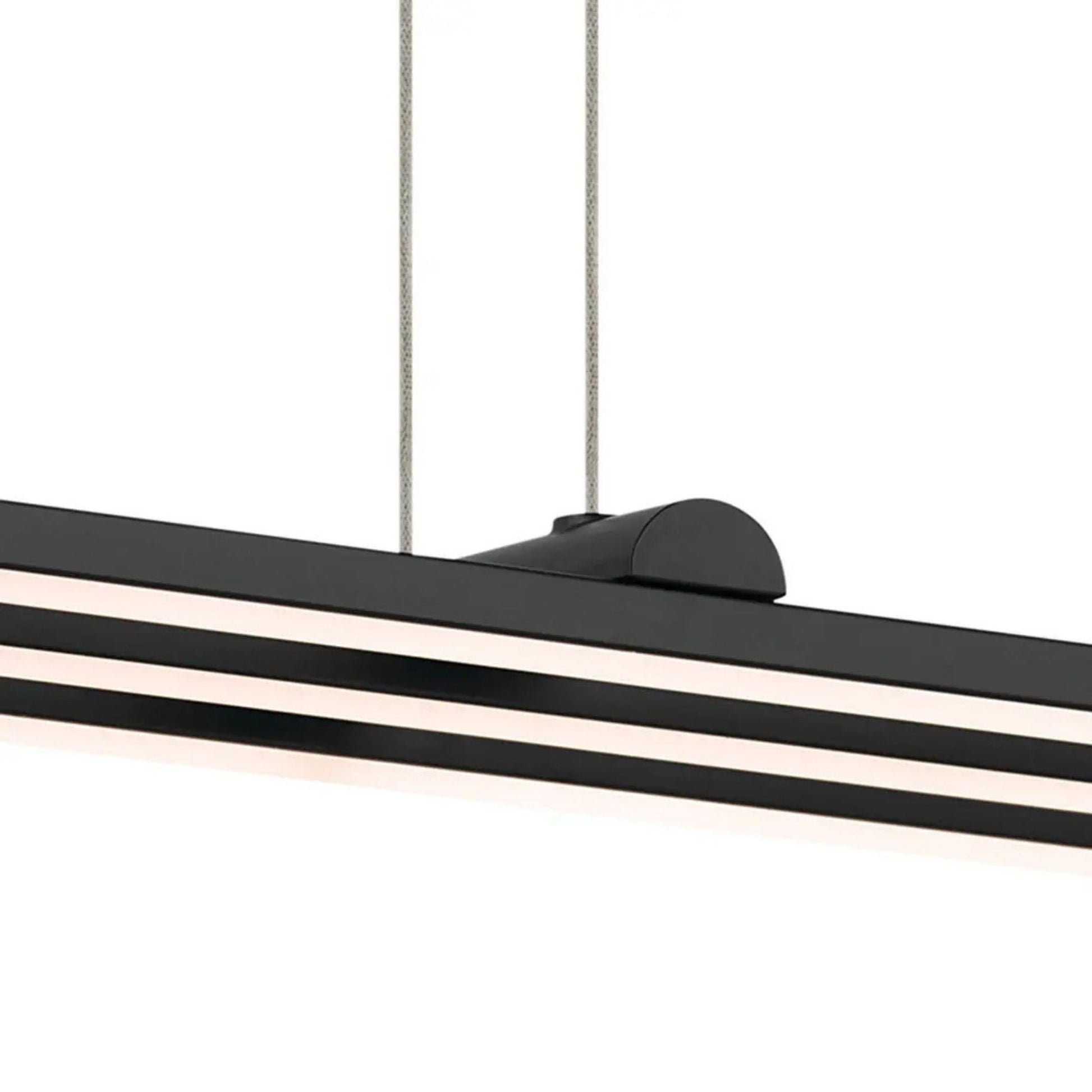 Kichler Lighting - Jestin 46" LED Linear Chandelier, Matte Black Finish | Bees Lighting