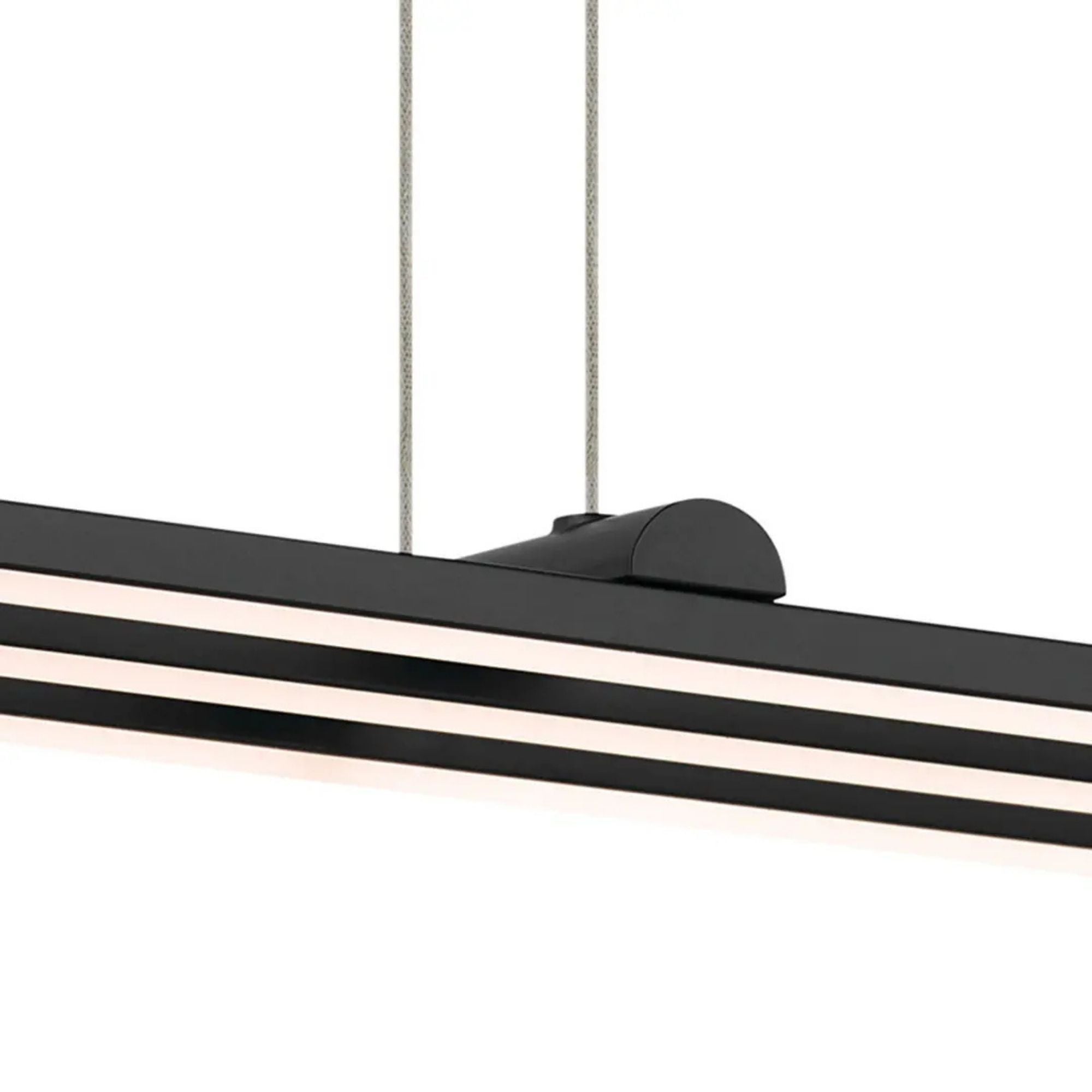 Kichler Lighting - Jestin 46" LED Linear Chandelier, Matte Black Finish | Bees Lighting