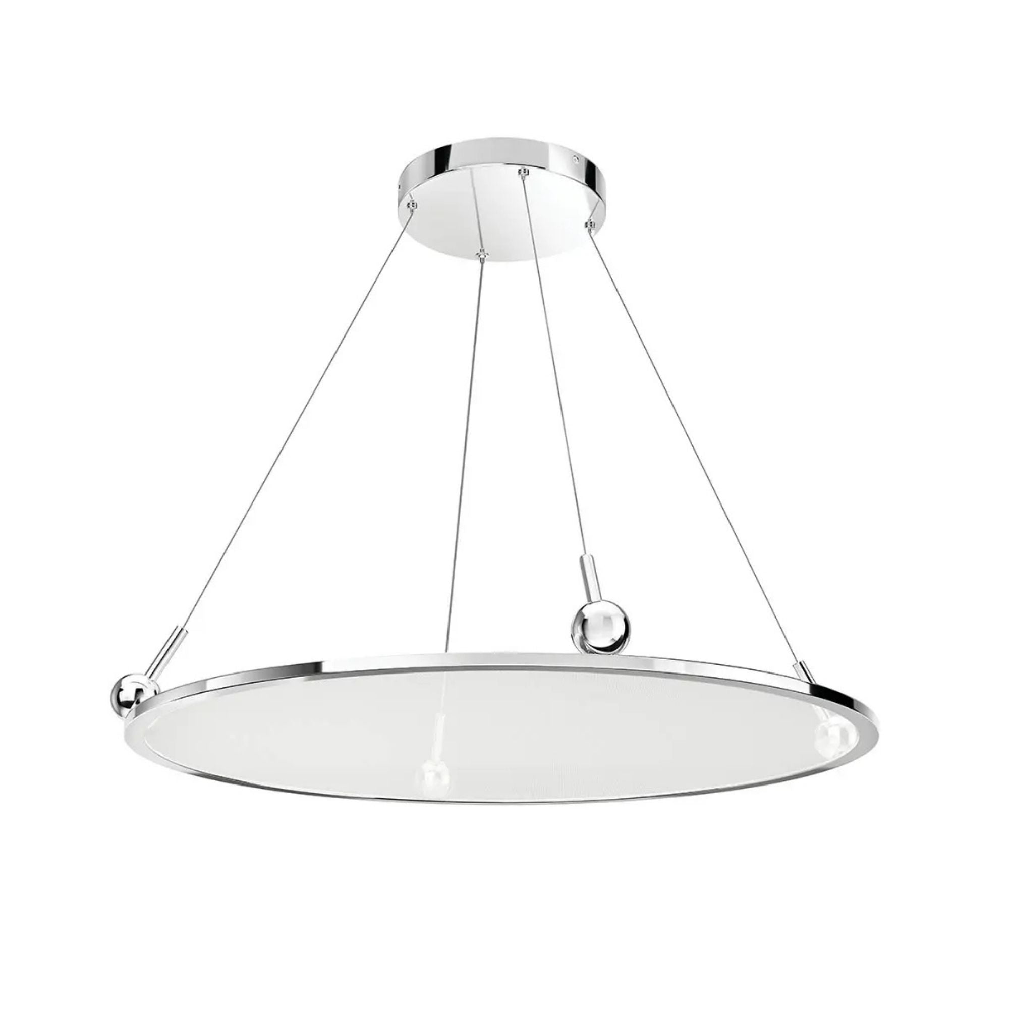 Jovian 29.75 in. LED Chandelier, Chrome