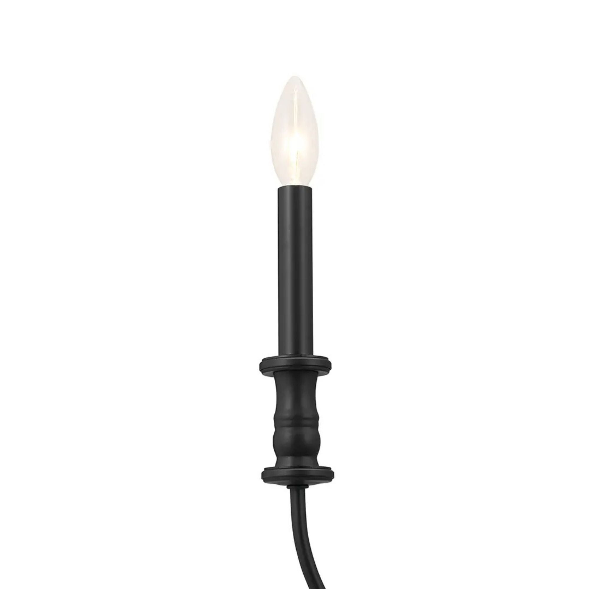 Kichler Karthe 42 in. 9-Light Chandelier, Black