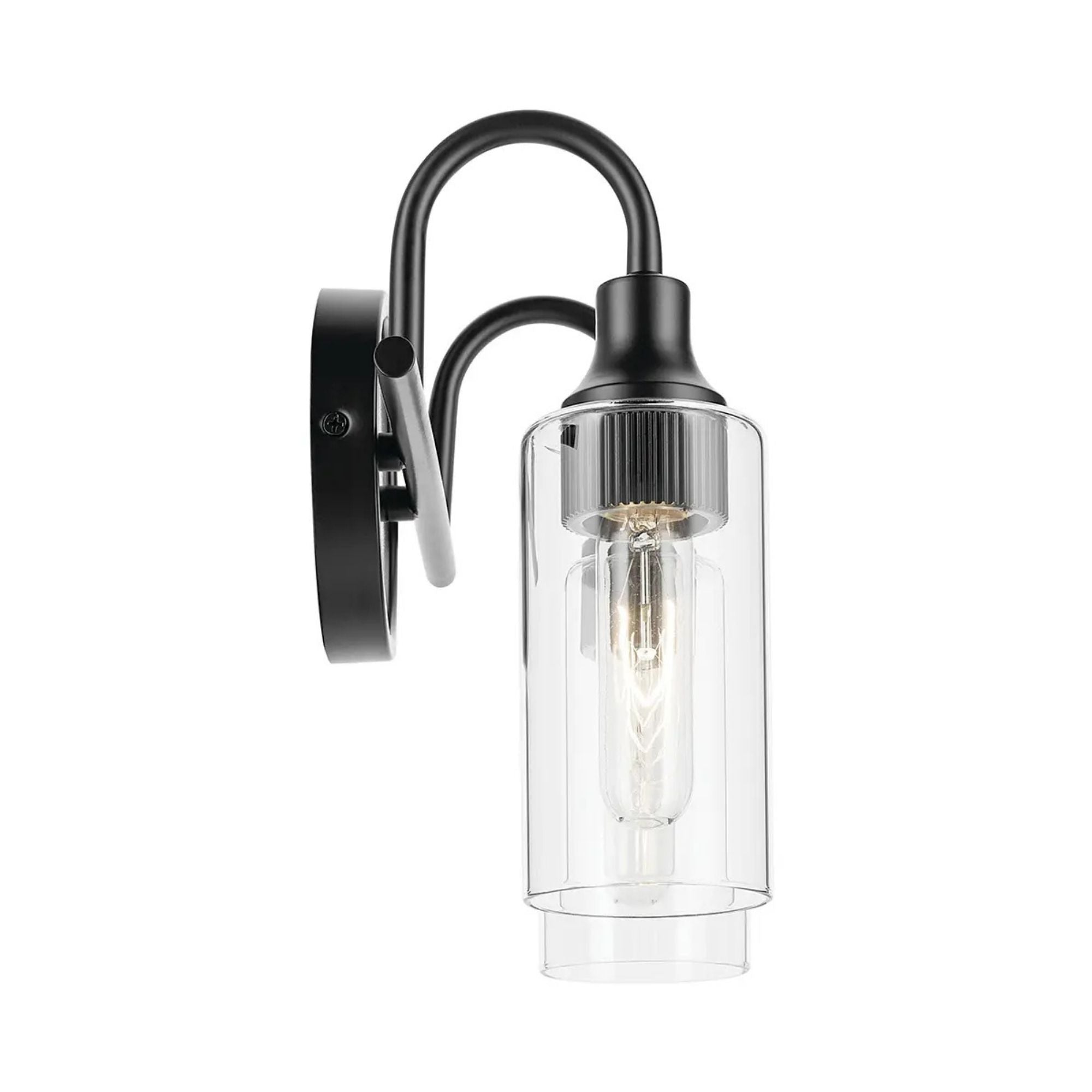 Kichler Lighting - Kavi 13" 2-Light Bath Vanity Light, Black Finish | Bees Lighting