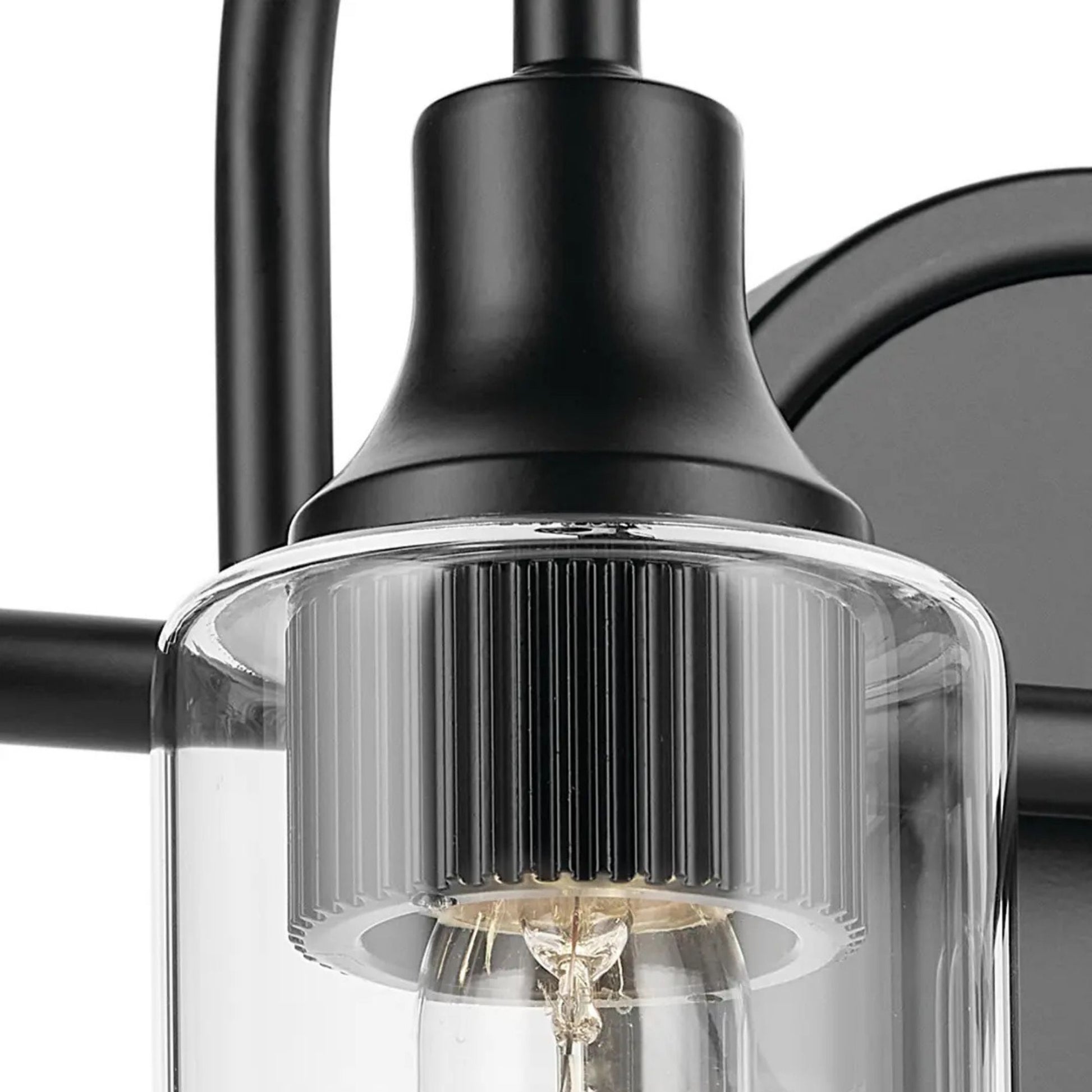 Kichler Lighting - Kavi 13" 2-Light Bath Vanity Light, Black Finish | Bees Lighting