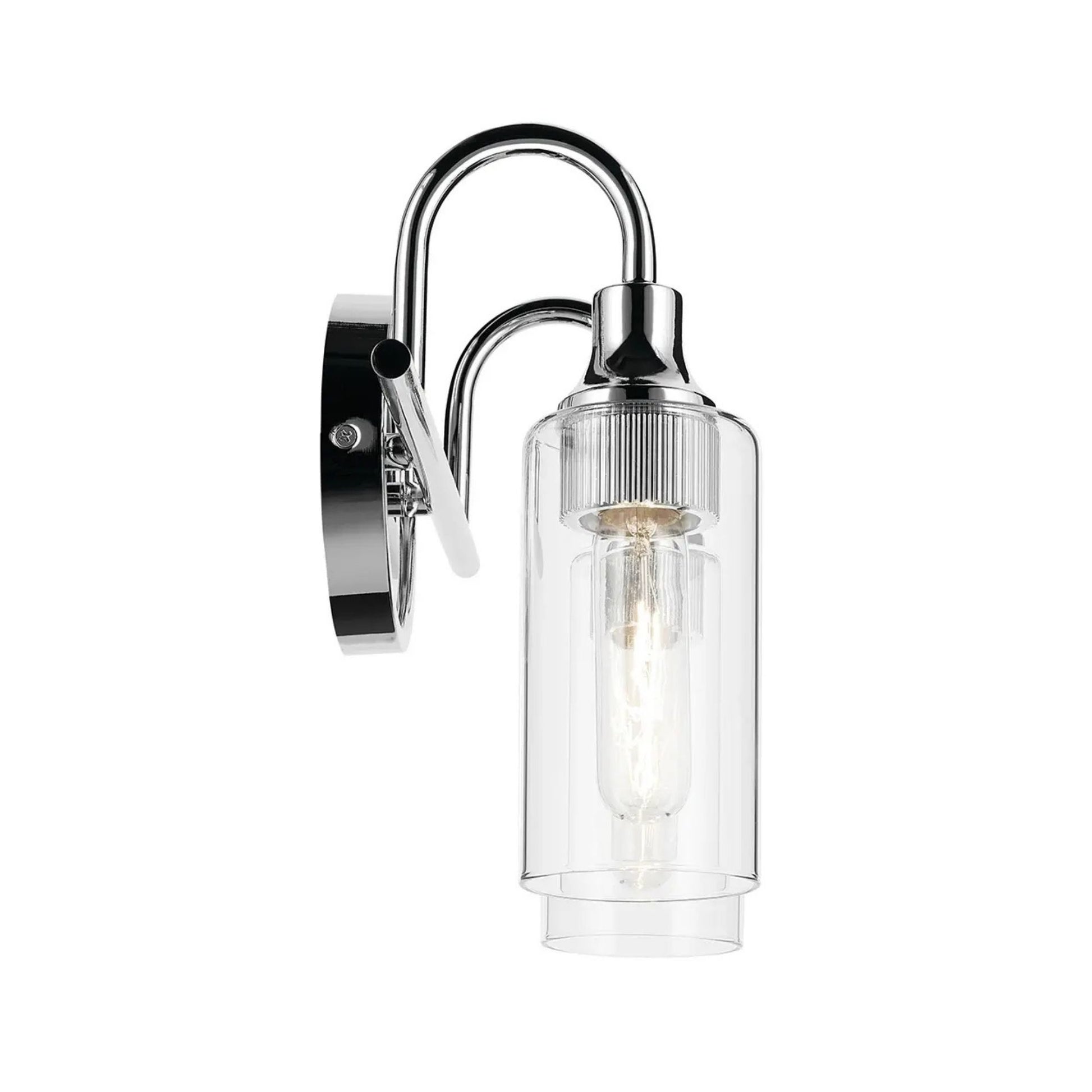 Kichler Lighting - Kavi 13" 2-Light Bath Vanity Light, Chrome Finish | Bees Lighting