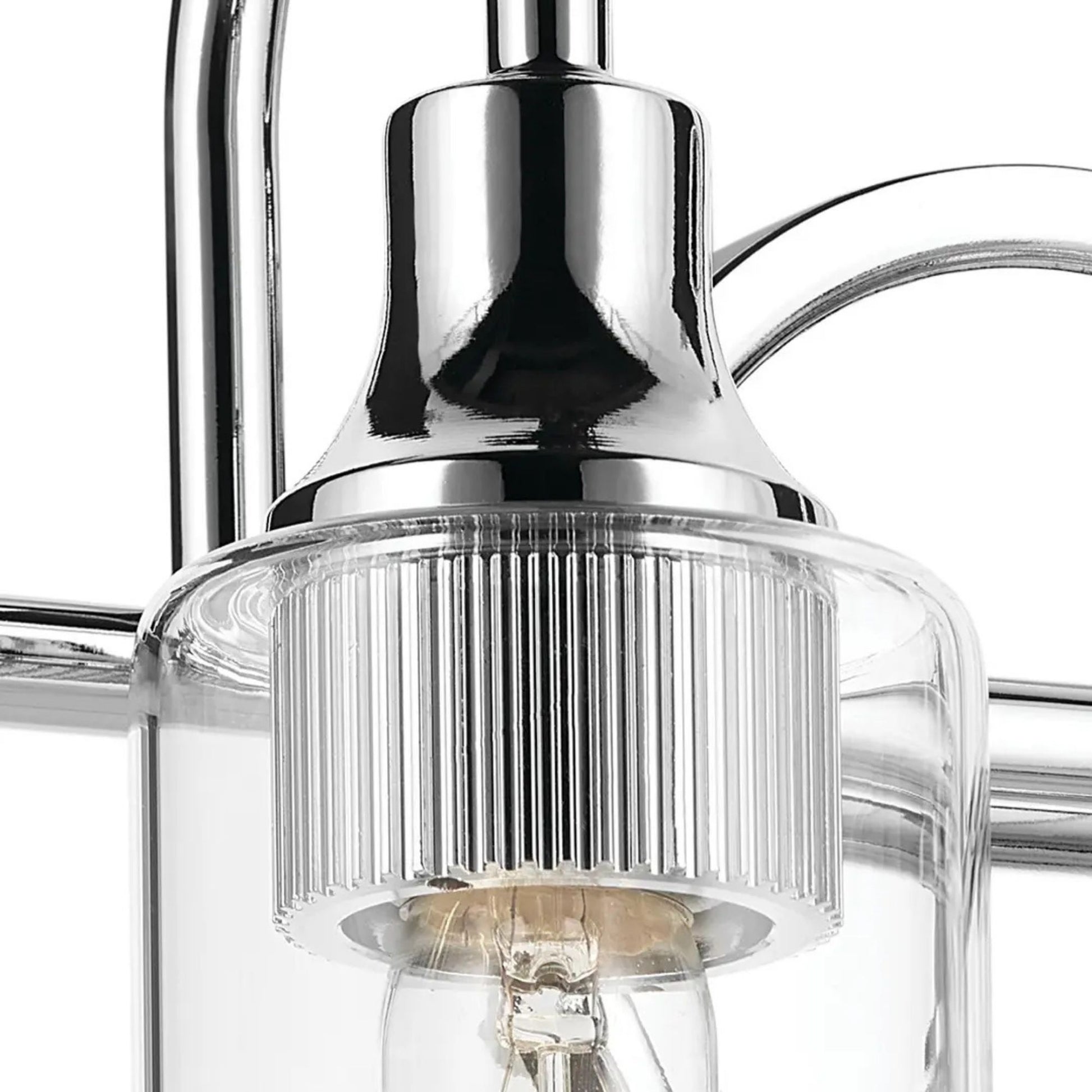 Kichler Lighting - Kavi 13" 2-Light Bath Vanity Light, Chrome Finish | Bees Lighting