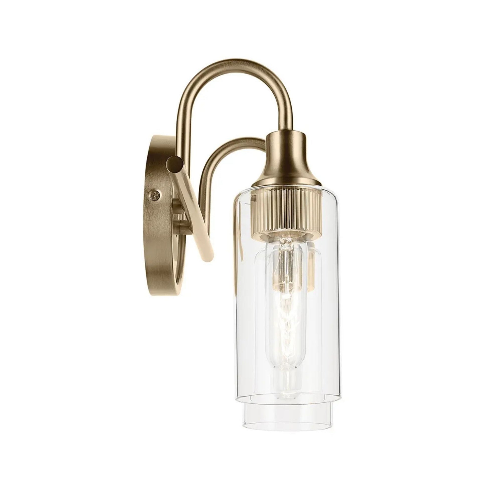 Kichler Lighting - Kavi 13" 2-Light Bath Vanity Light, Champagne Bronze Finish | Bees Lighting
